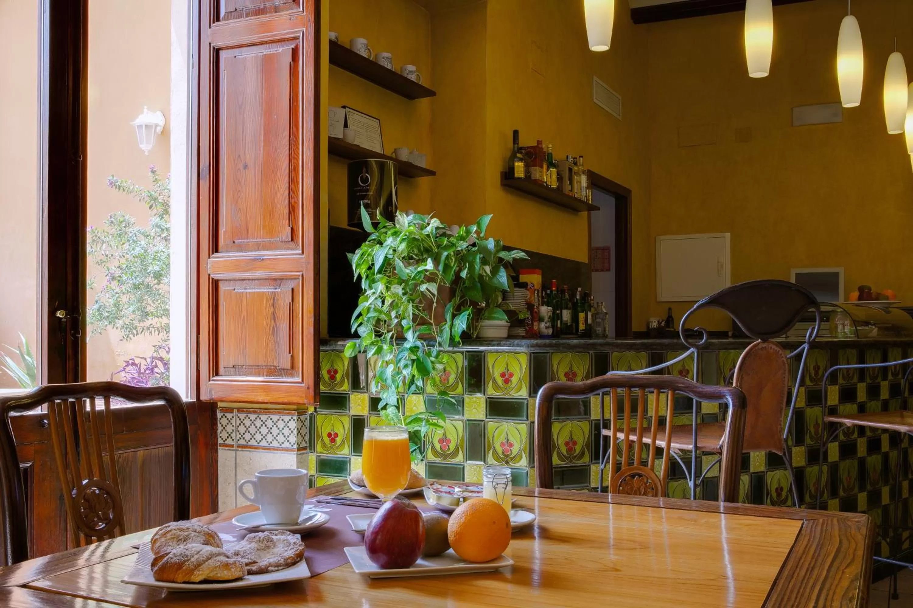 Dining area in L'Agora Hotel