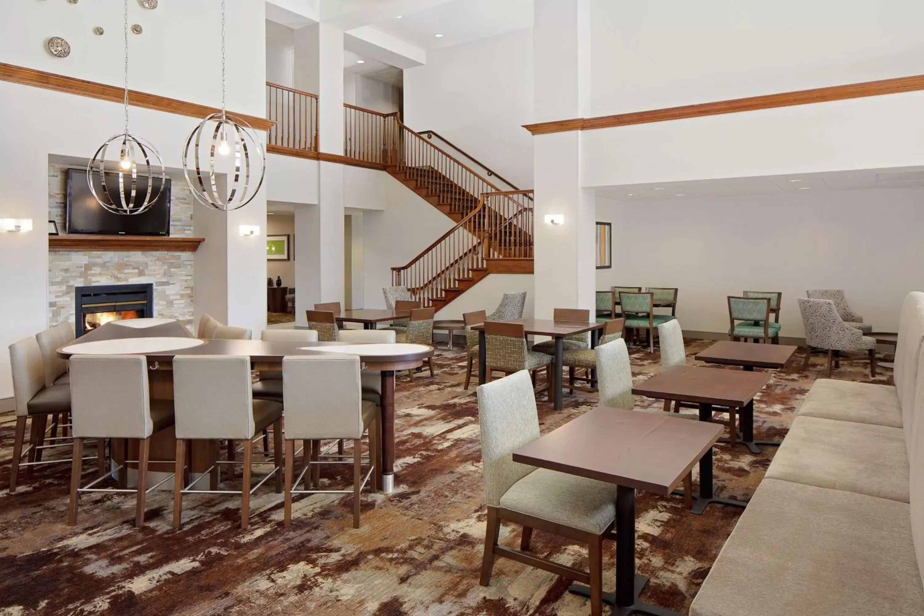 Lobby or reception, Restaurant/Places to Eat in Homewood Suites by Hilton Dallas Market Center