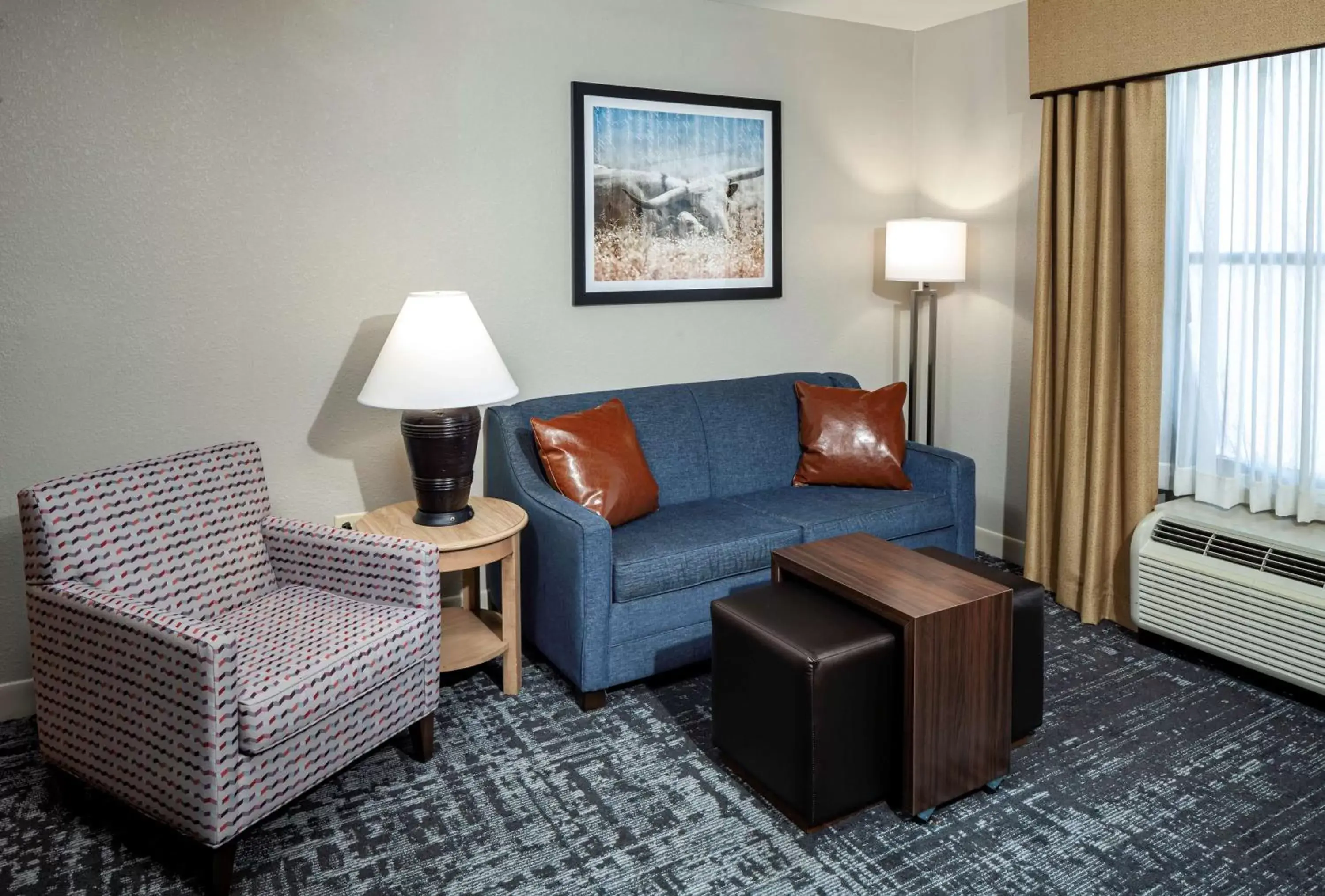Living room, Seating Area in Homewood Suites by Hilton Austin/Round Rock