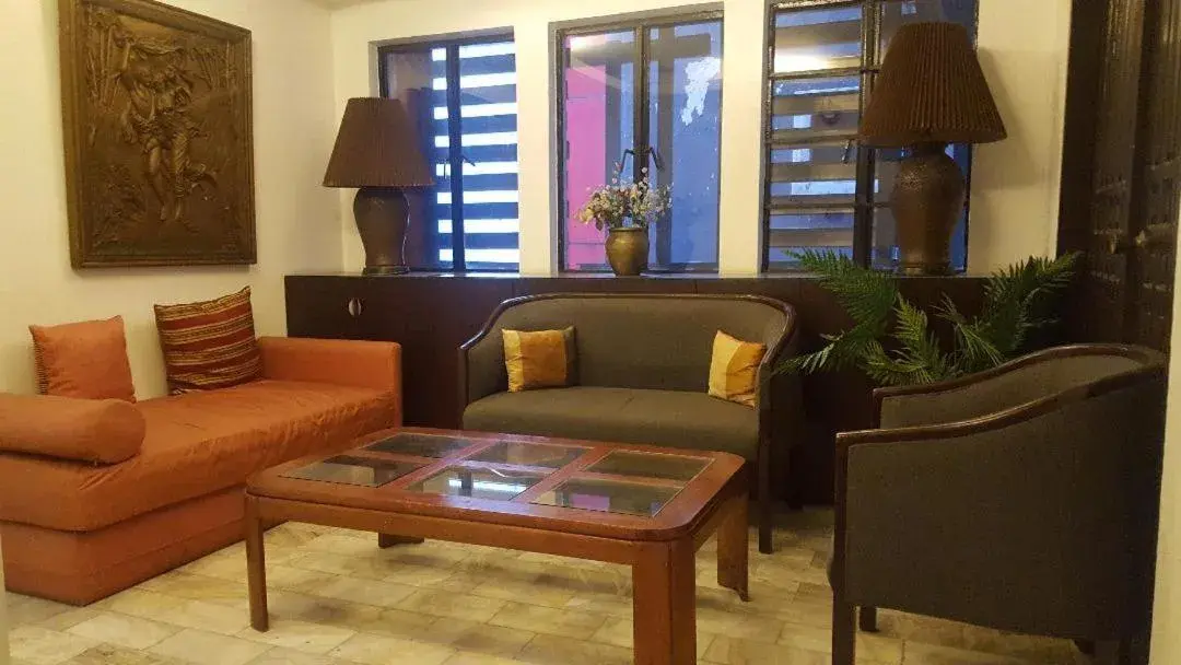 Seating Area in Gervasia Hotel Makati