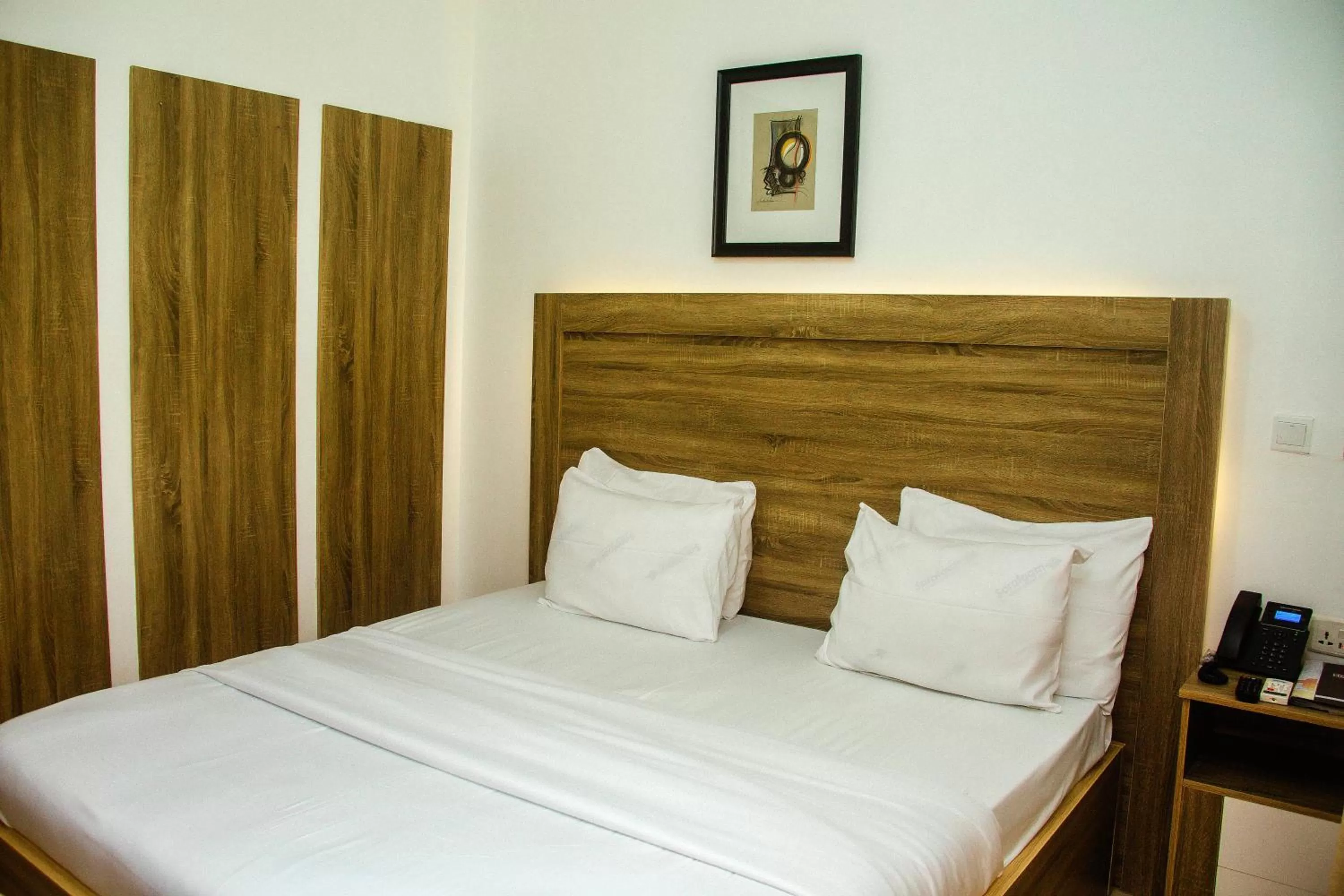 Bed in Hotel Capitol