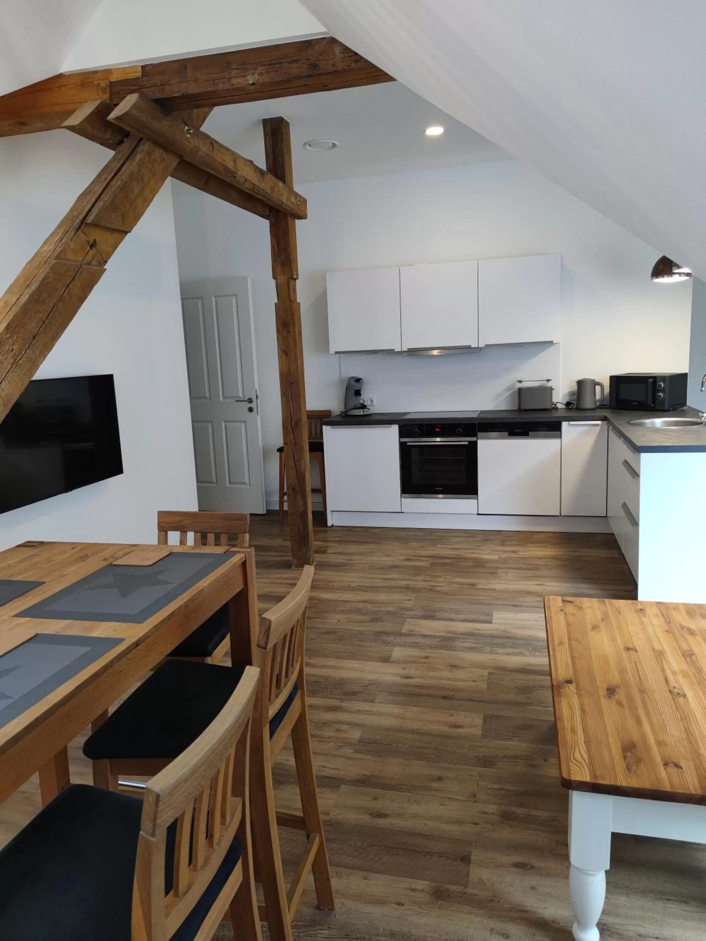 Kitchen or kitchenette in Landapartments Smitmans