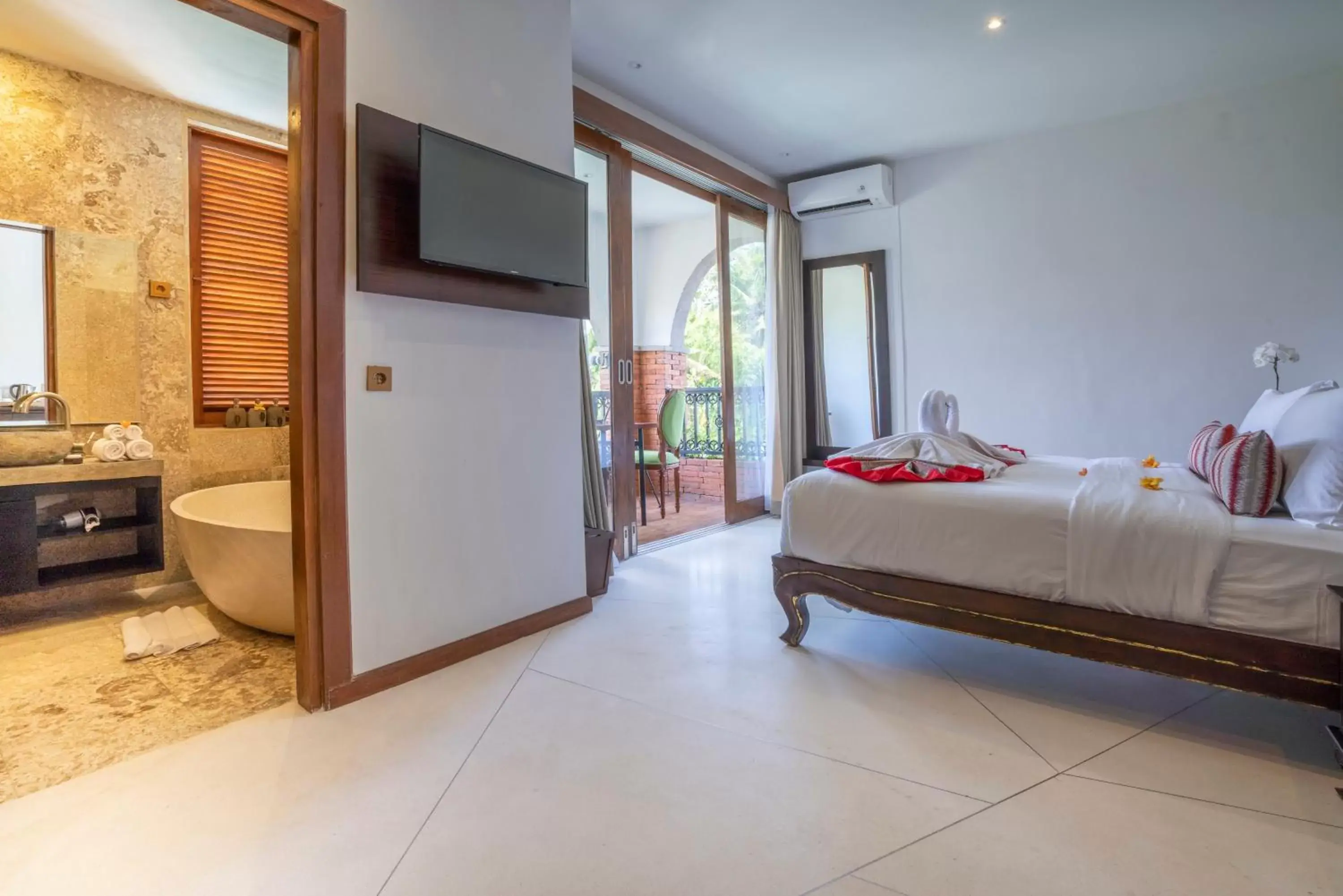 Bedroom, Bed in Menzel Ubud