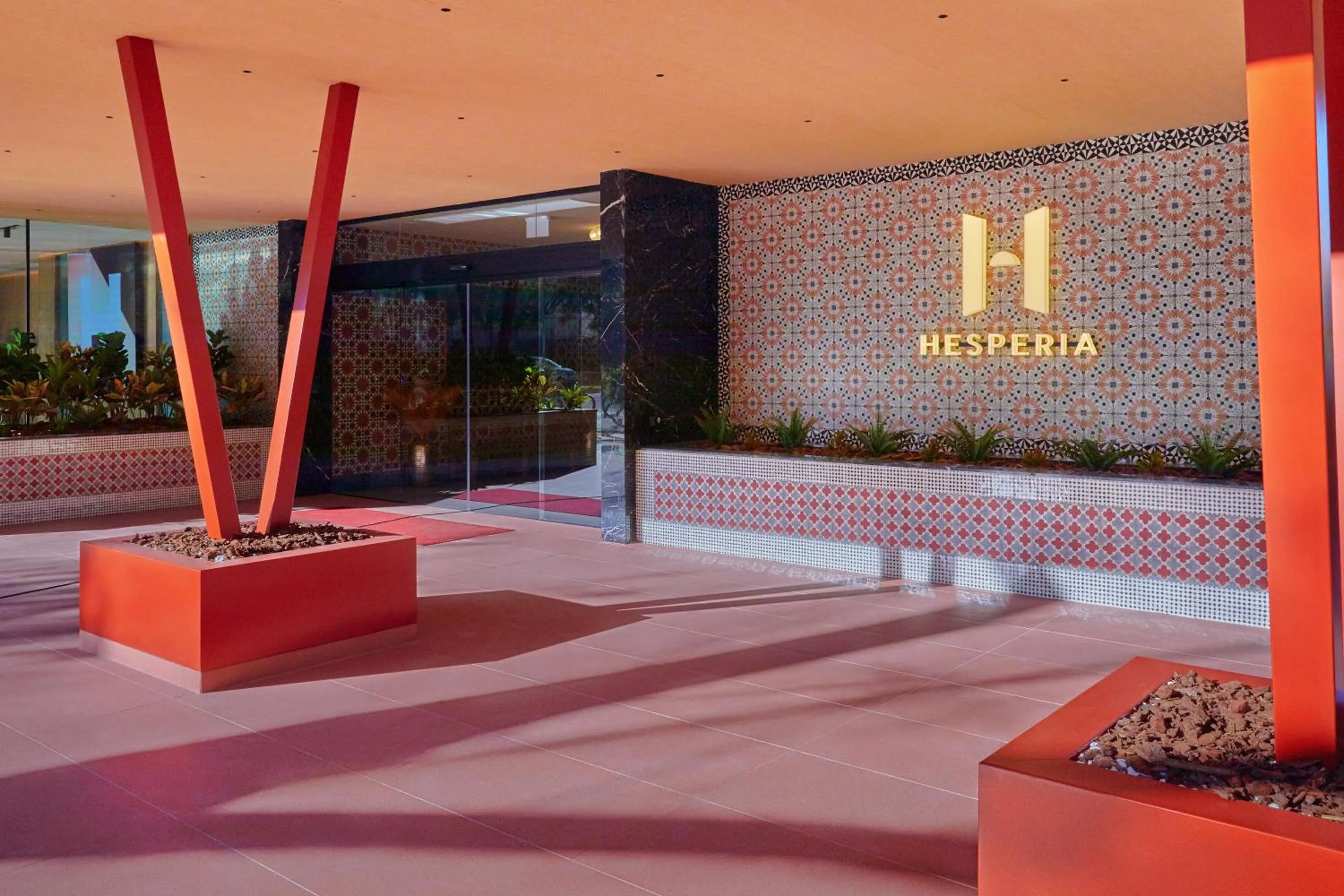 Lobby or reception in Hesperia Sevilla