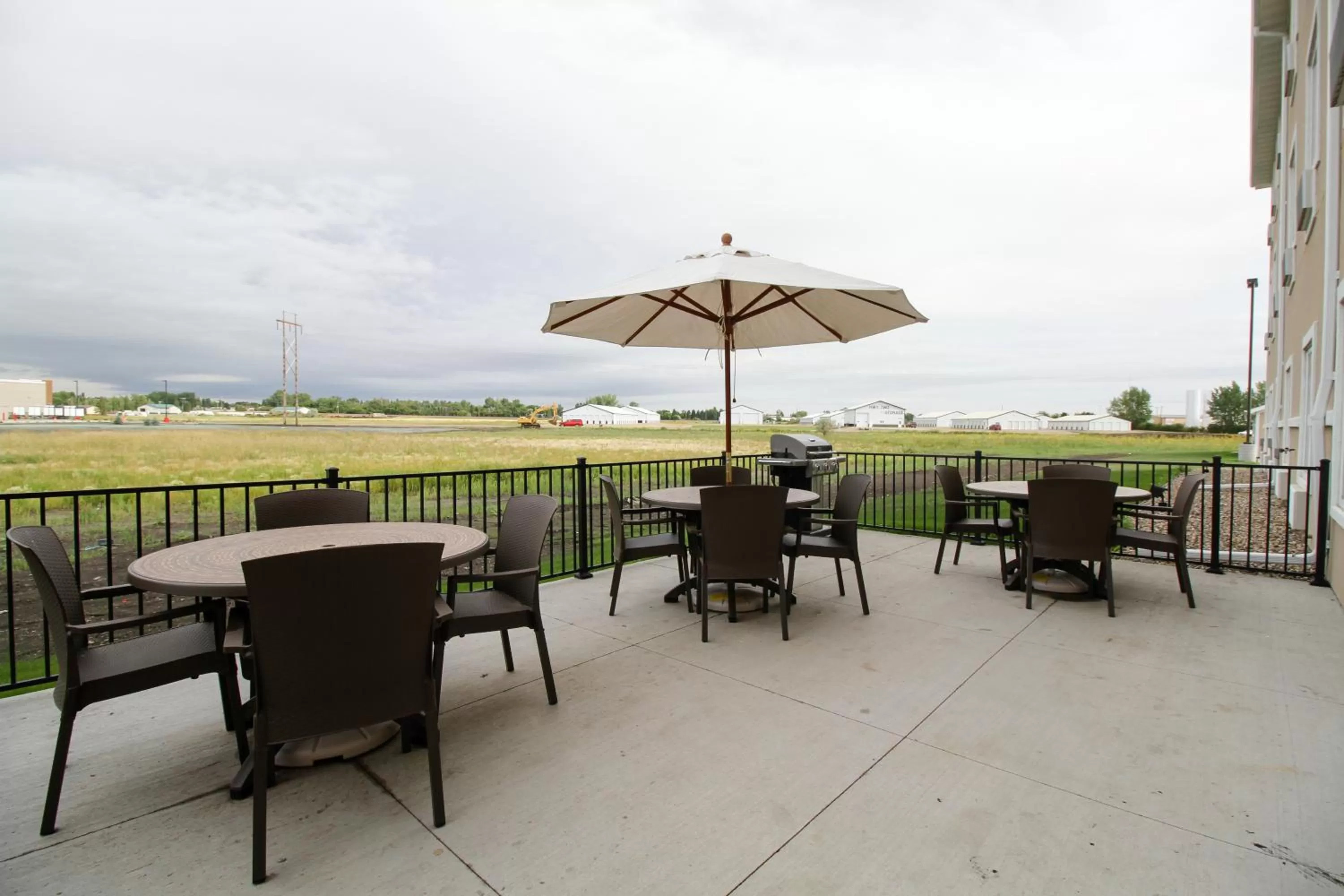 Patio in Cobblestone Hotel & Suites - Devils Lake