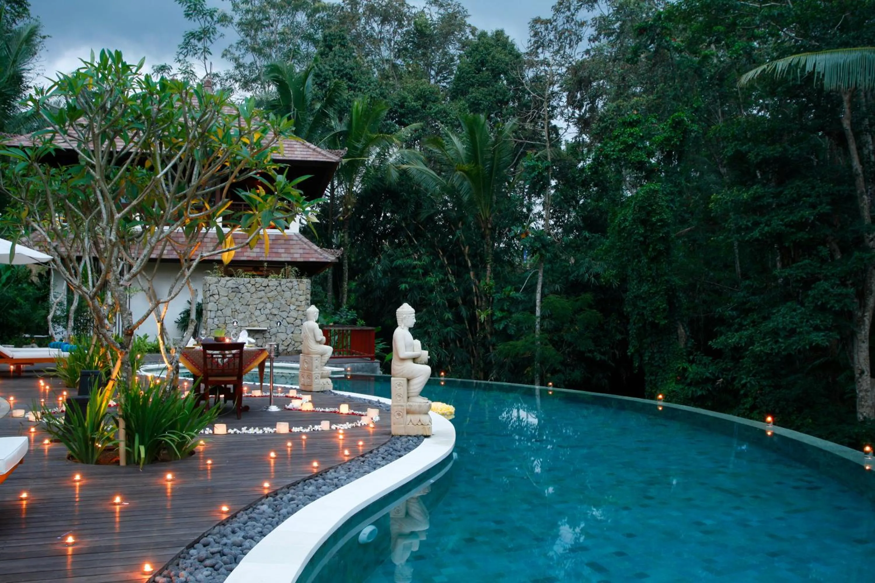 Pool view in BeingSattvaa Luxury Ubud