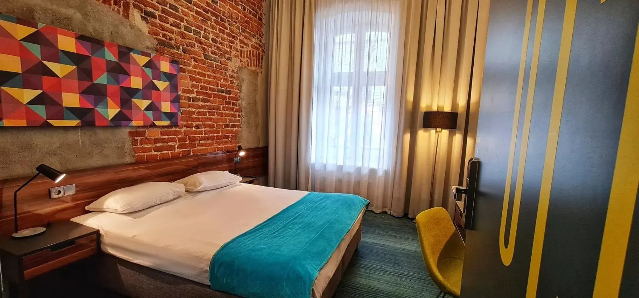 Photo of the whole room, Bed in Hotel Tobaco Łódź
