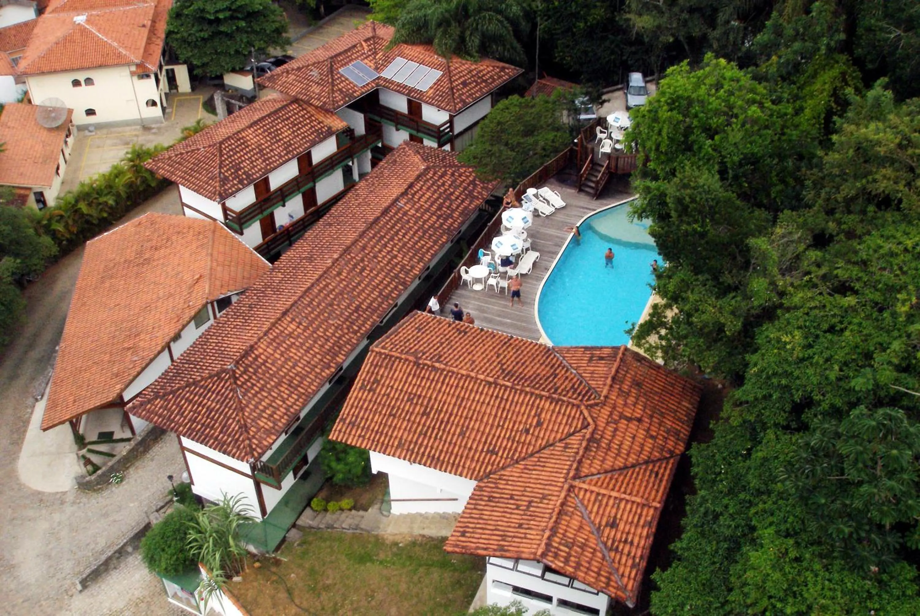 Bird's eye view in Hotel Coquille