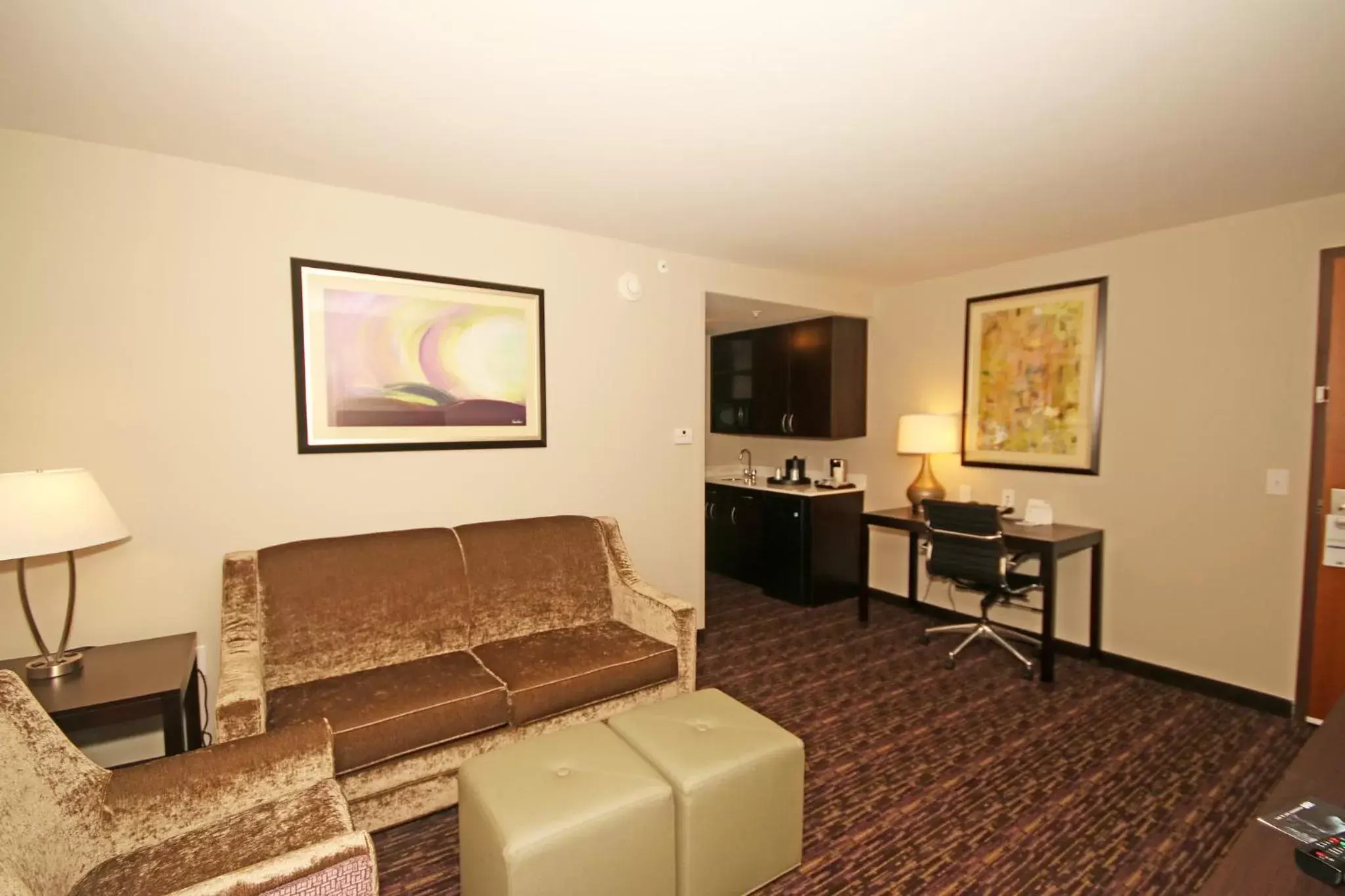 Photo of the whole room, Seating Area in Holiday Inn Express & Suites Charlotte North, an IHG Hotel