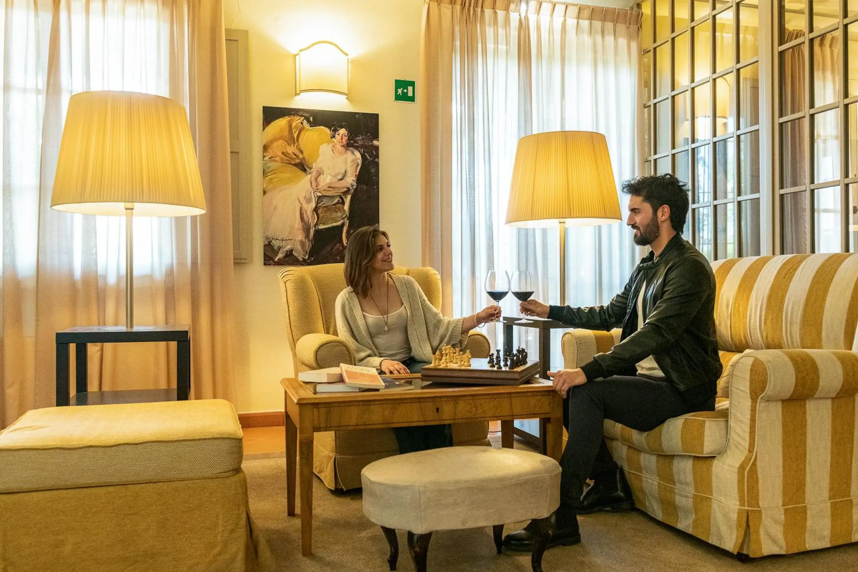 Seating area in Si Montalcino Hotel & Restaurant