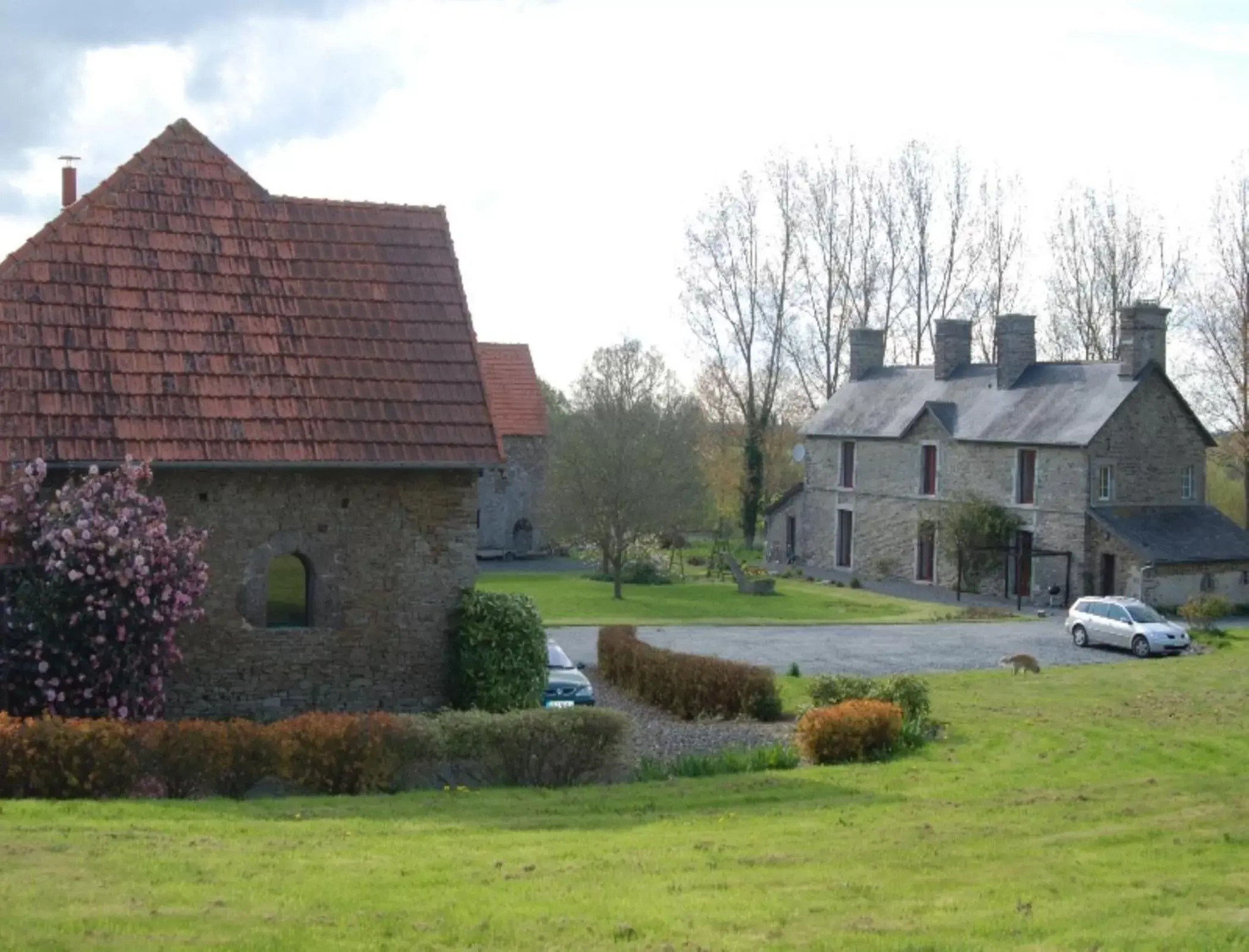 Garden view, Property Building in Le Manoir du Butel