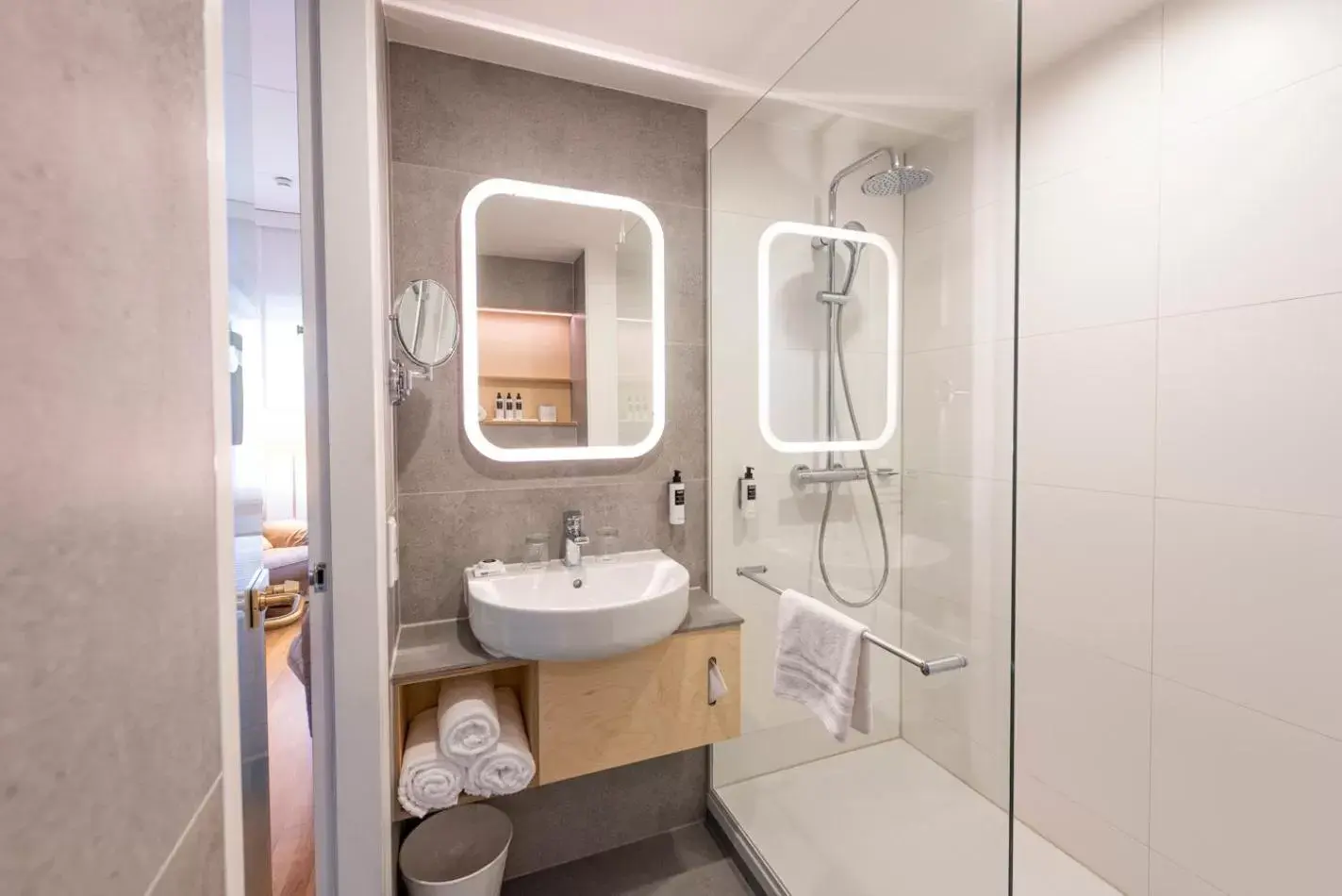 Shower, Bathroom in WestCord Hotel Delft