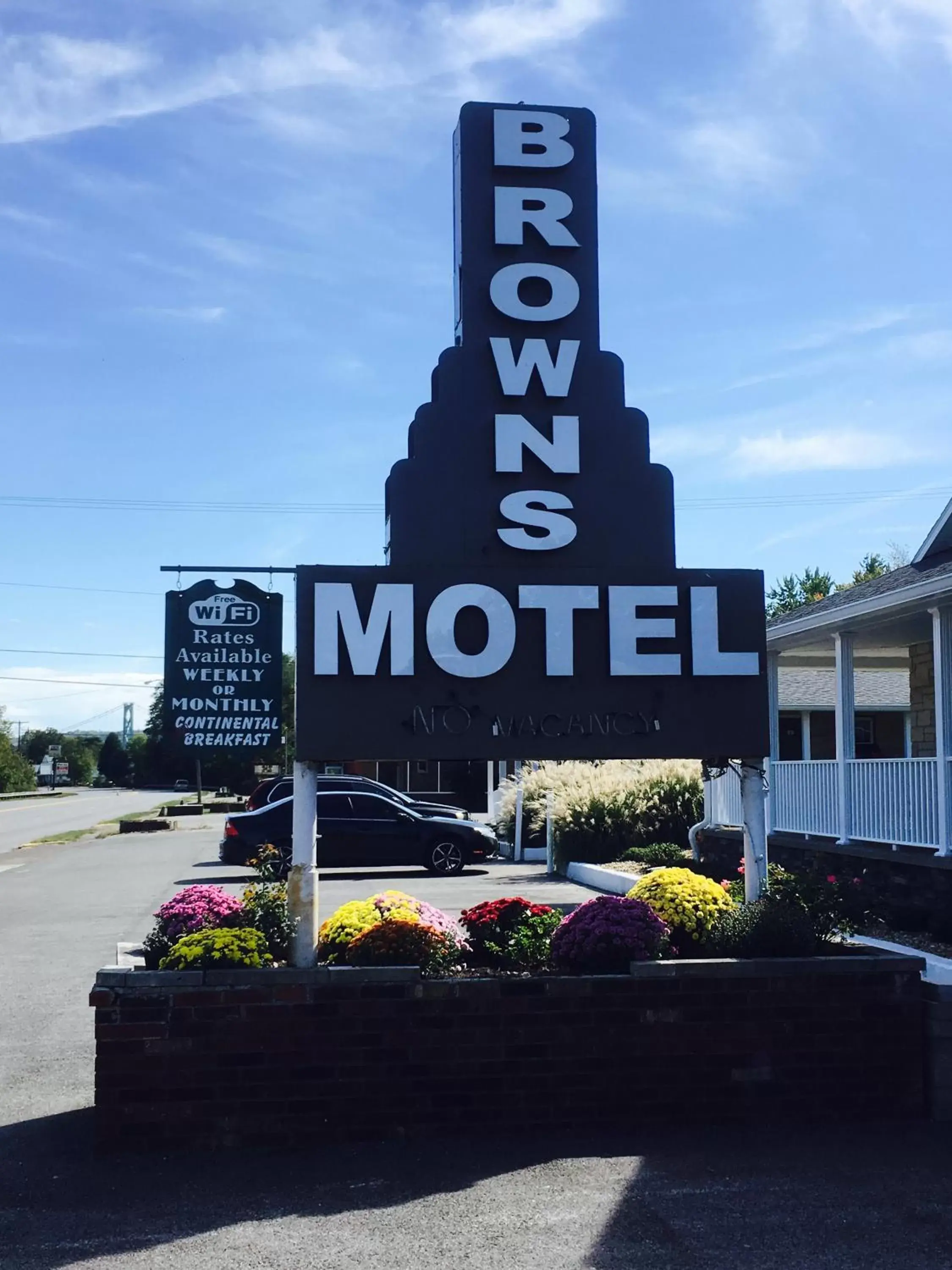 Property Building in Brown's Motel