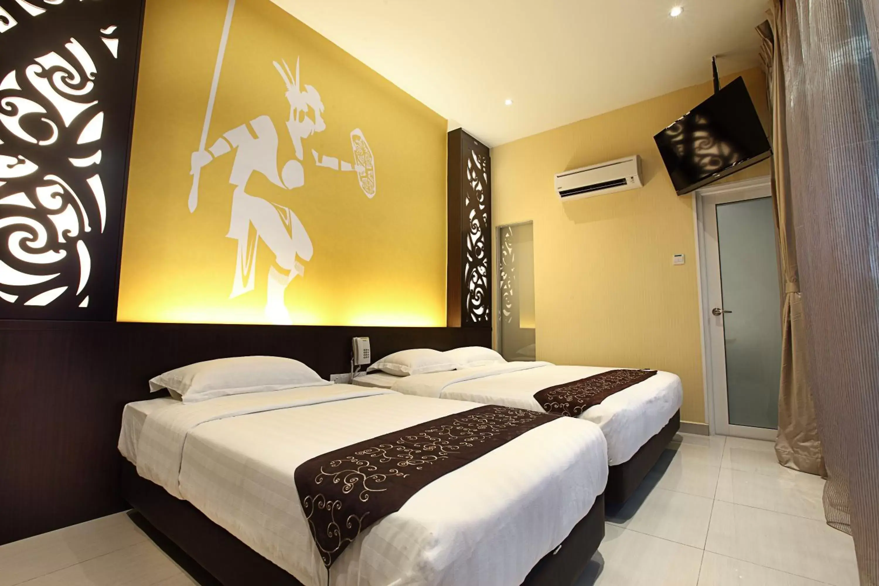 Bed in Sri Enstek Hotel KLIA, KLIA 2 & F1