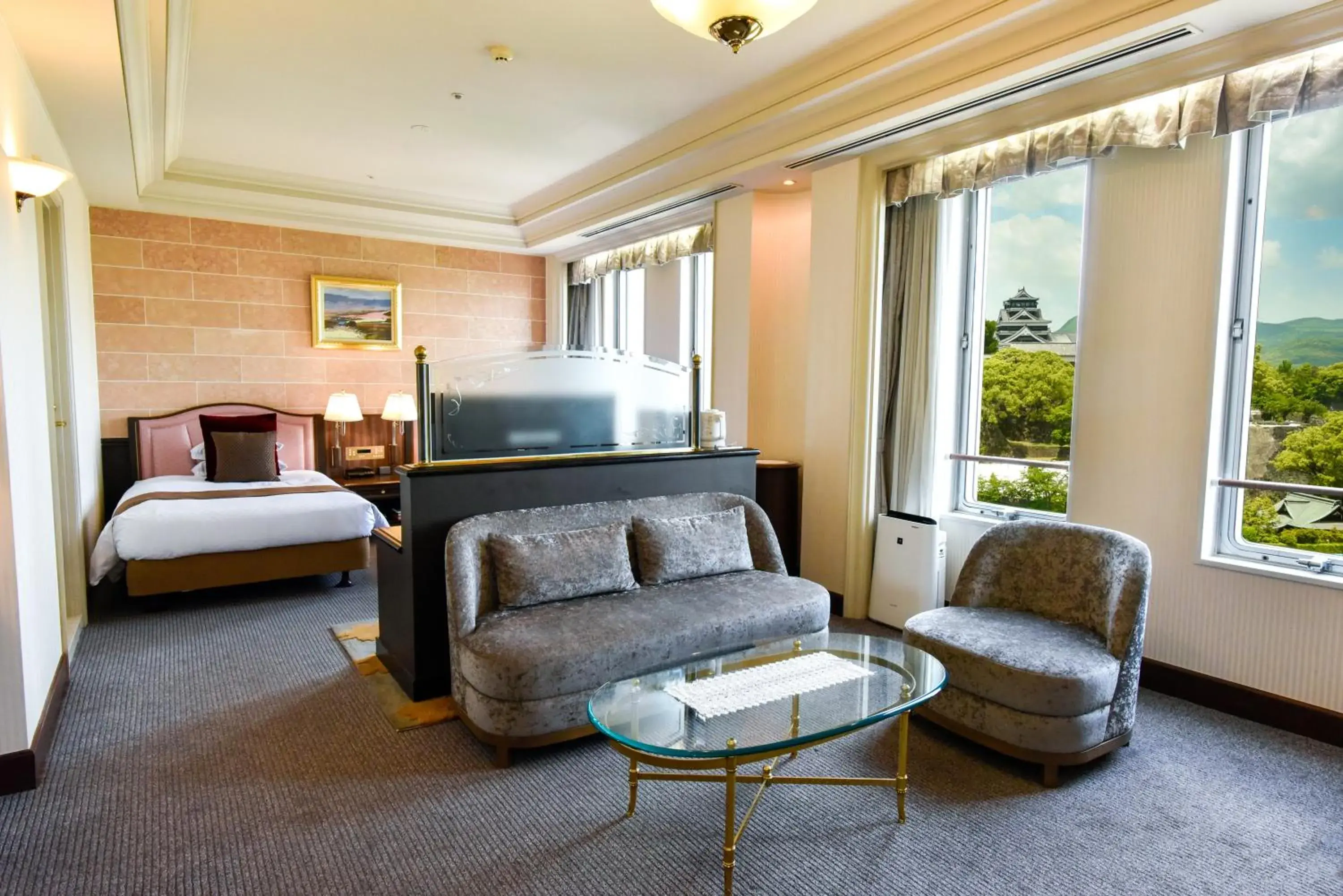 Seating Area in Kumamoto Hotel Castle