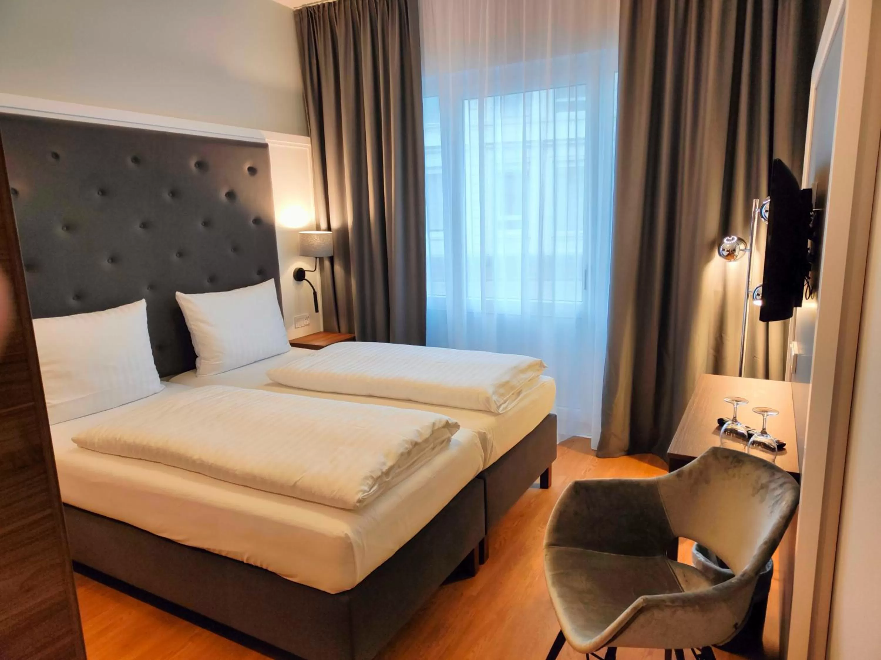 Bed in Signature Hotel Skarv