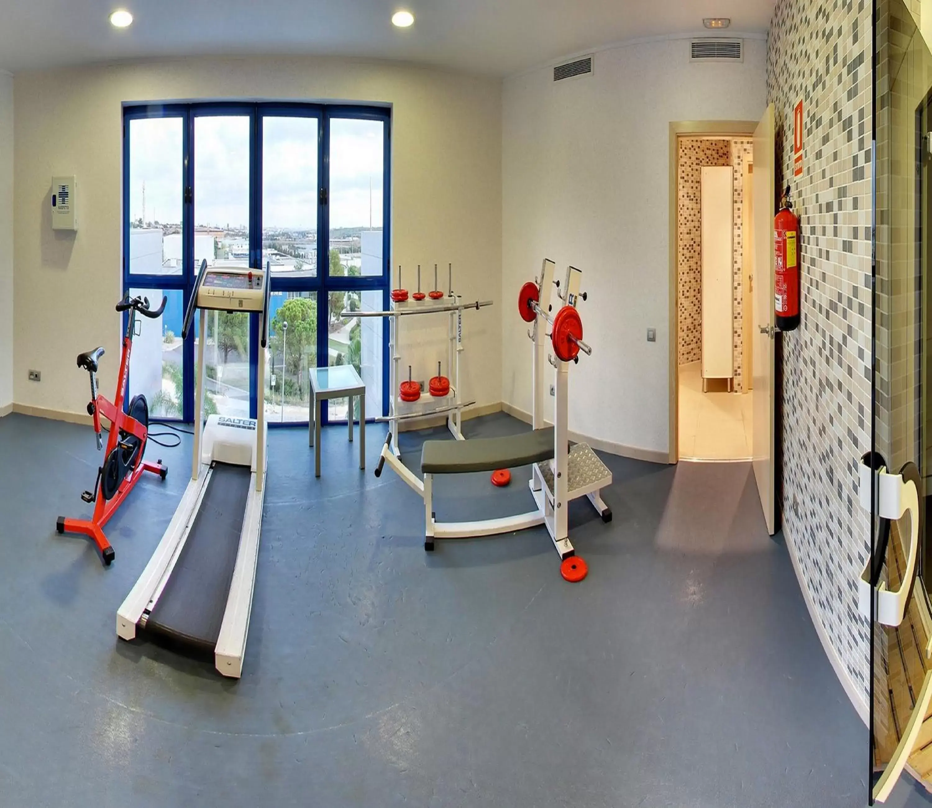 Fitness centre/facilities in Hotel Mas Camarena Fitness centre/facilities in Hotel Mas Camarena