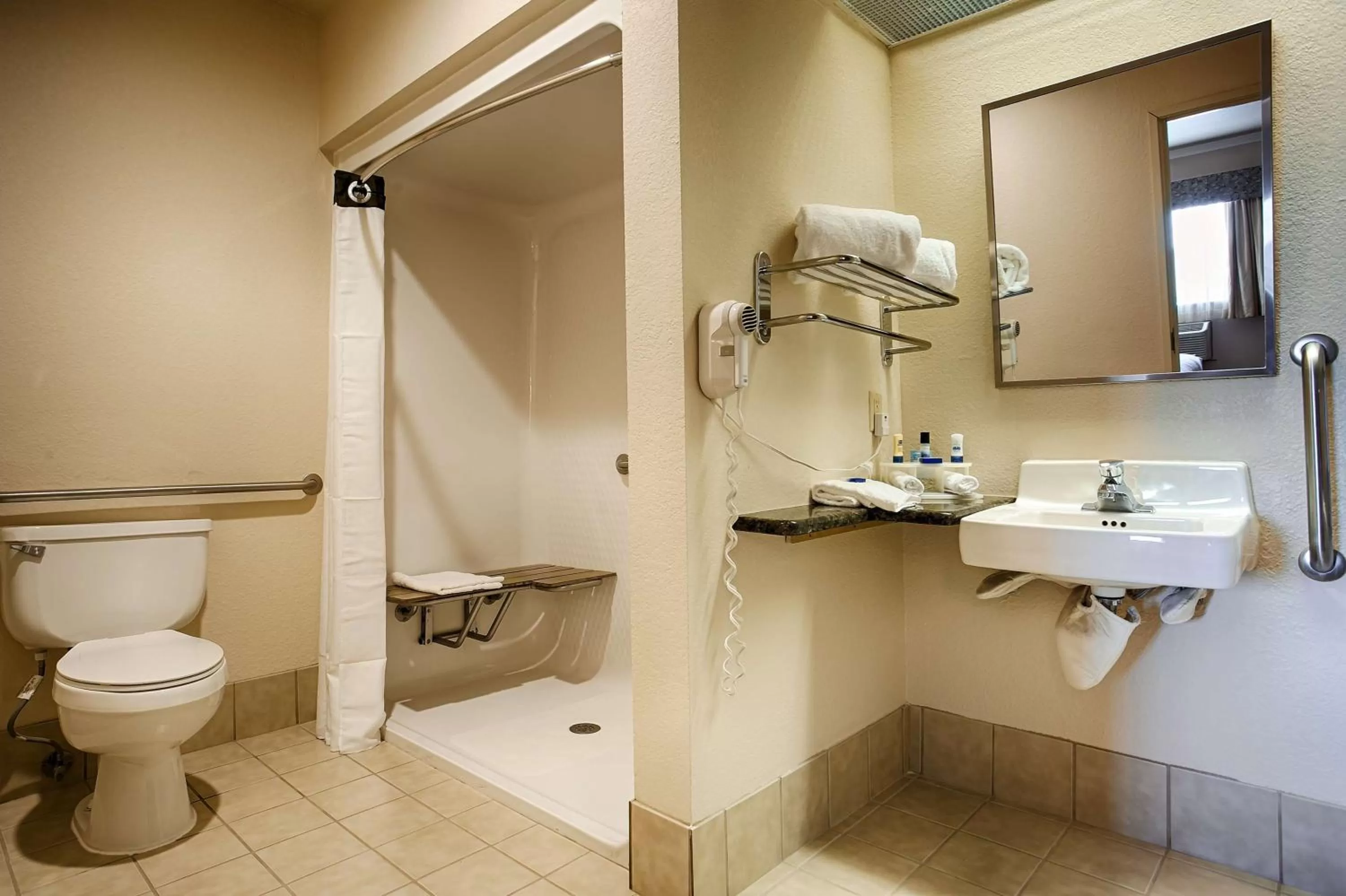 King Room with Roll In Shower - Disability Access - Ground Floor - Non Smoking in Best Western Anthony/West El Paso