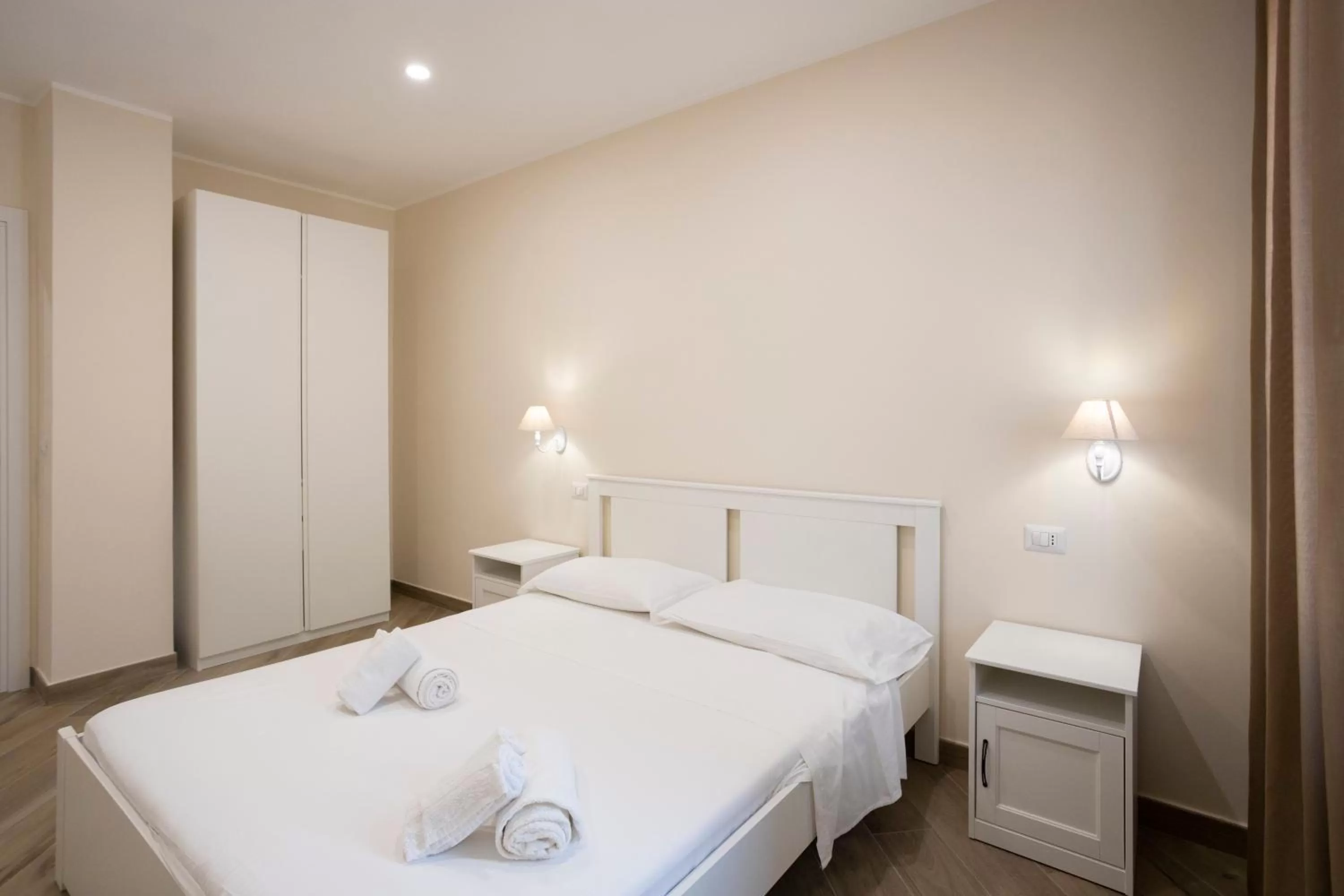 Bedroom, Bed in Residence O'Sole Mio Pompei