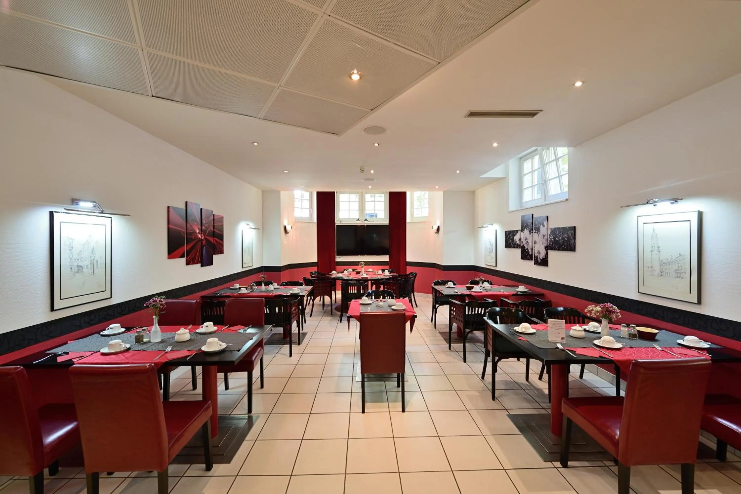 Restaurant/places to eat in Art Hotel Weimar