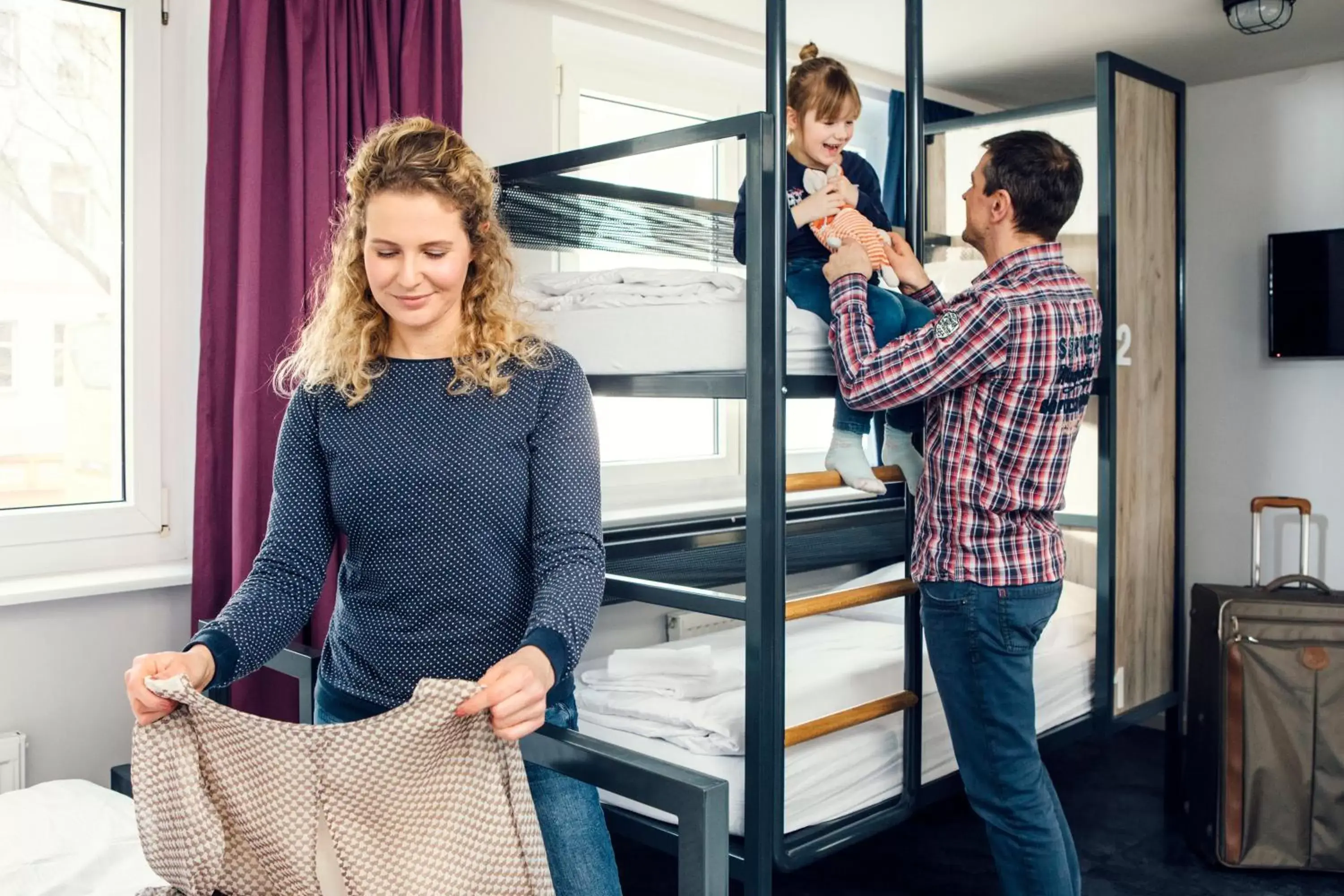 People, Bed in a&o Berlin Mitte People, Bed in a&o Berlin Mitte