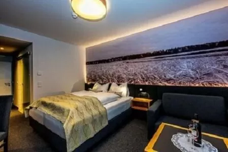 Photo of the whole room, Bed in Hotel Hausschachen