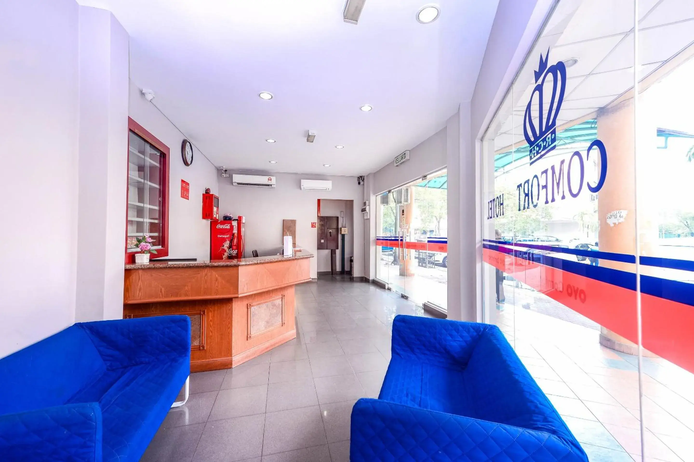 Lobby or reception in Super OYO 828 Comfort Hotel Shah Alam