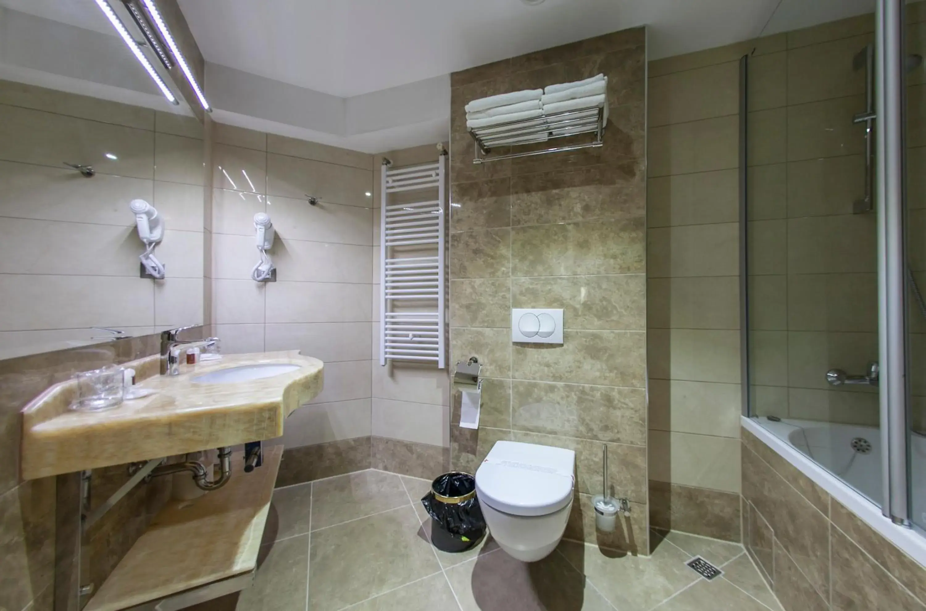 Shower, Bathroom in Grand Hotel Neum