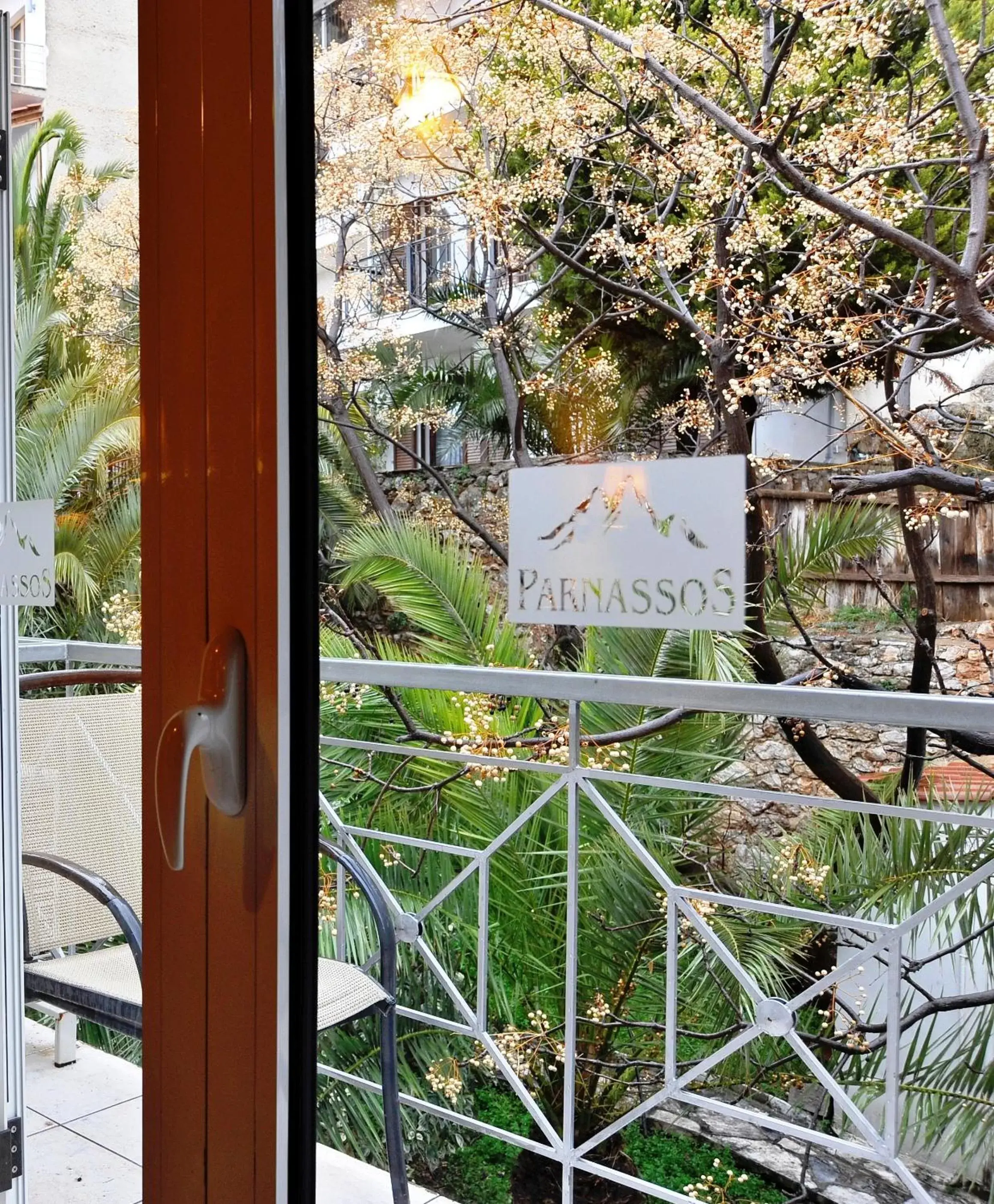Garden in Parnassos Delphi Hotel
