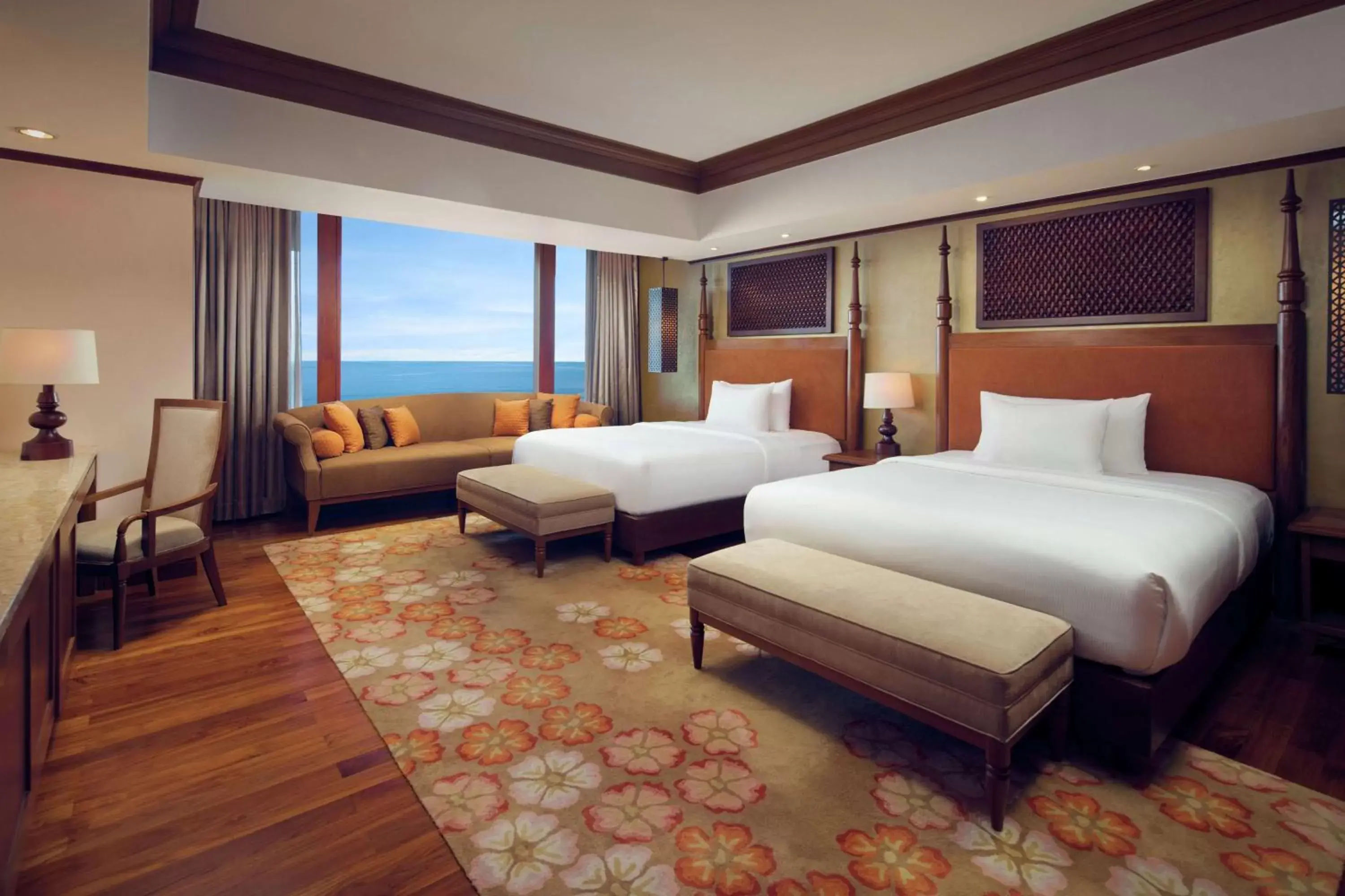 Bed in Hilton Bali Resort