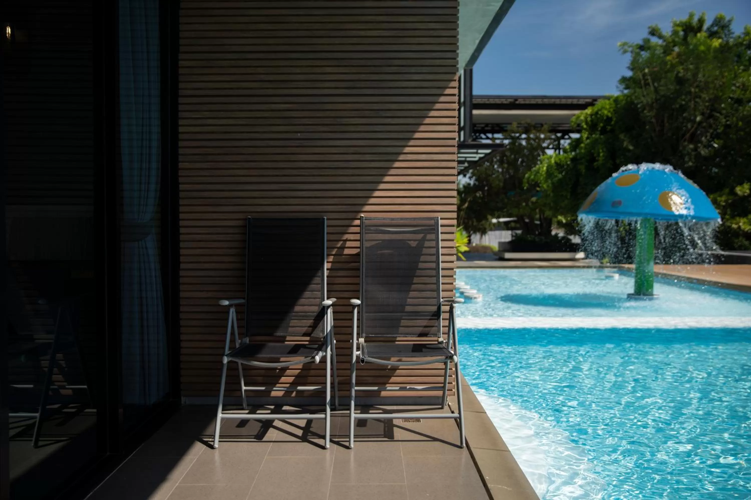 Swimming pool in The VELO'S Hotel and Pumptrack