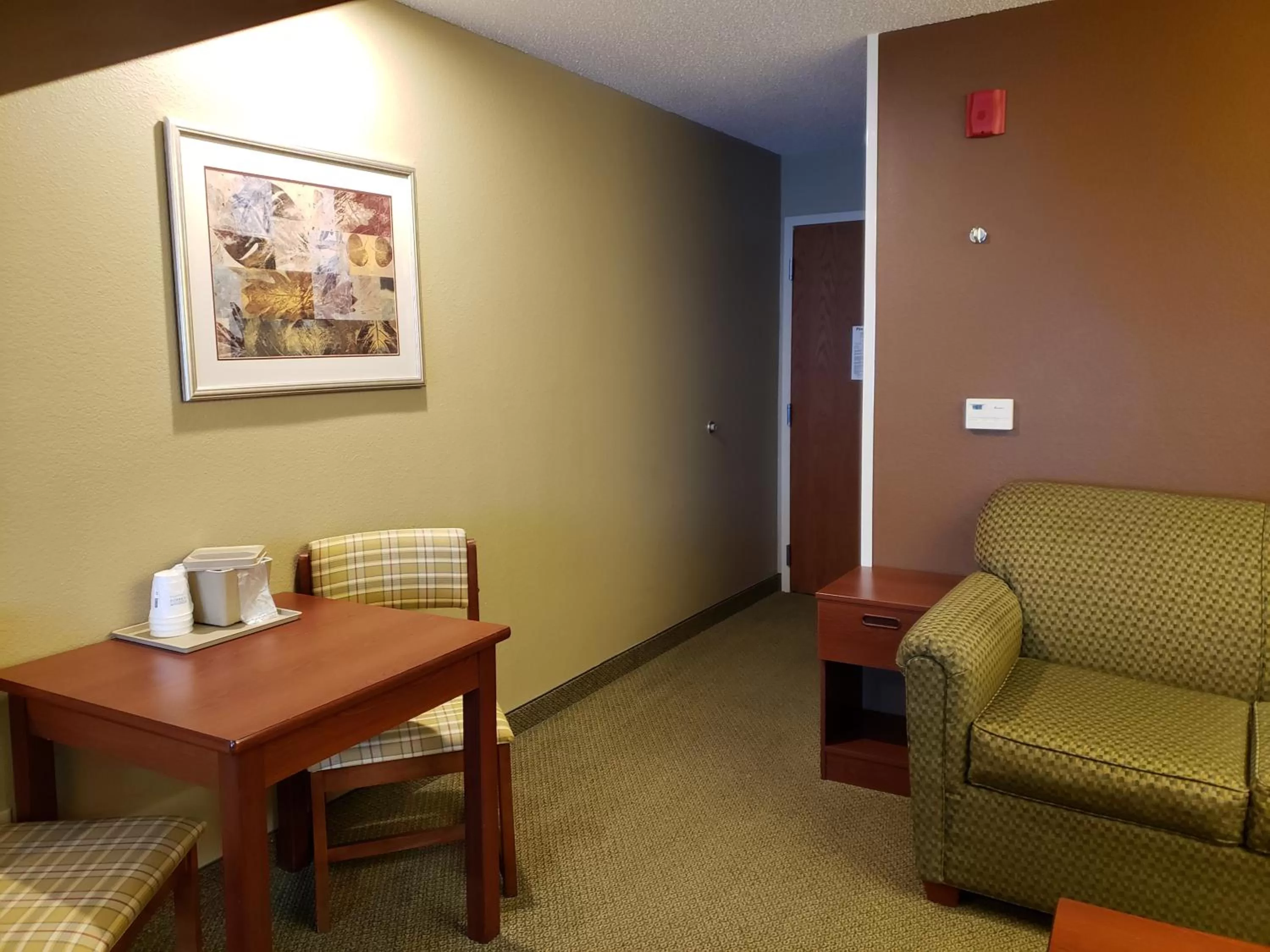Seating area in Microtel Inn & Suites by Wyndham Dover New Hampshire