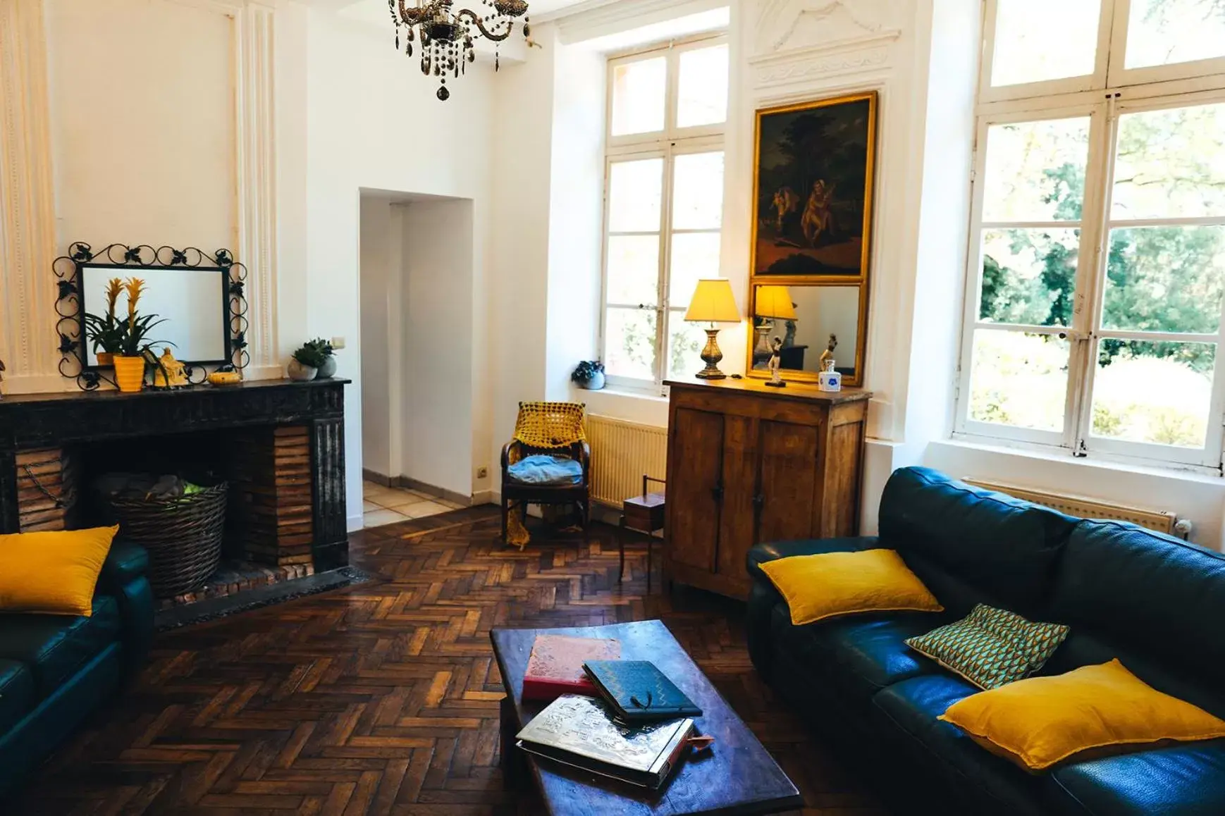 Living room, Seating Area in La Maison du Saula