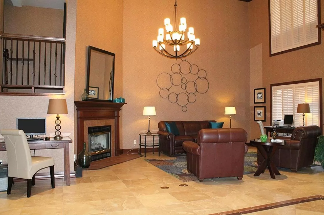 Living room in Auburn Place Hotel & Suites Paducah