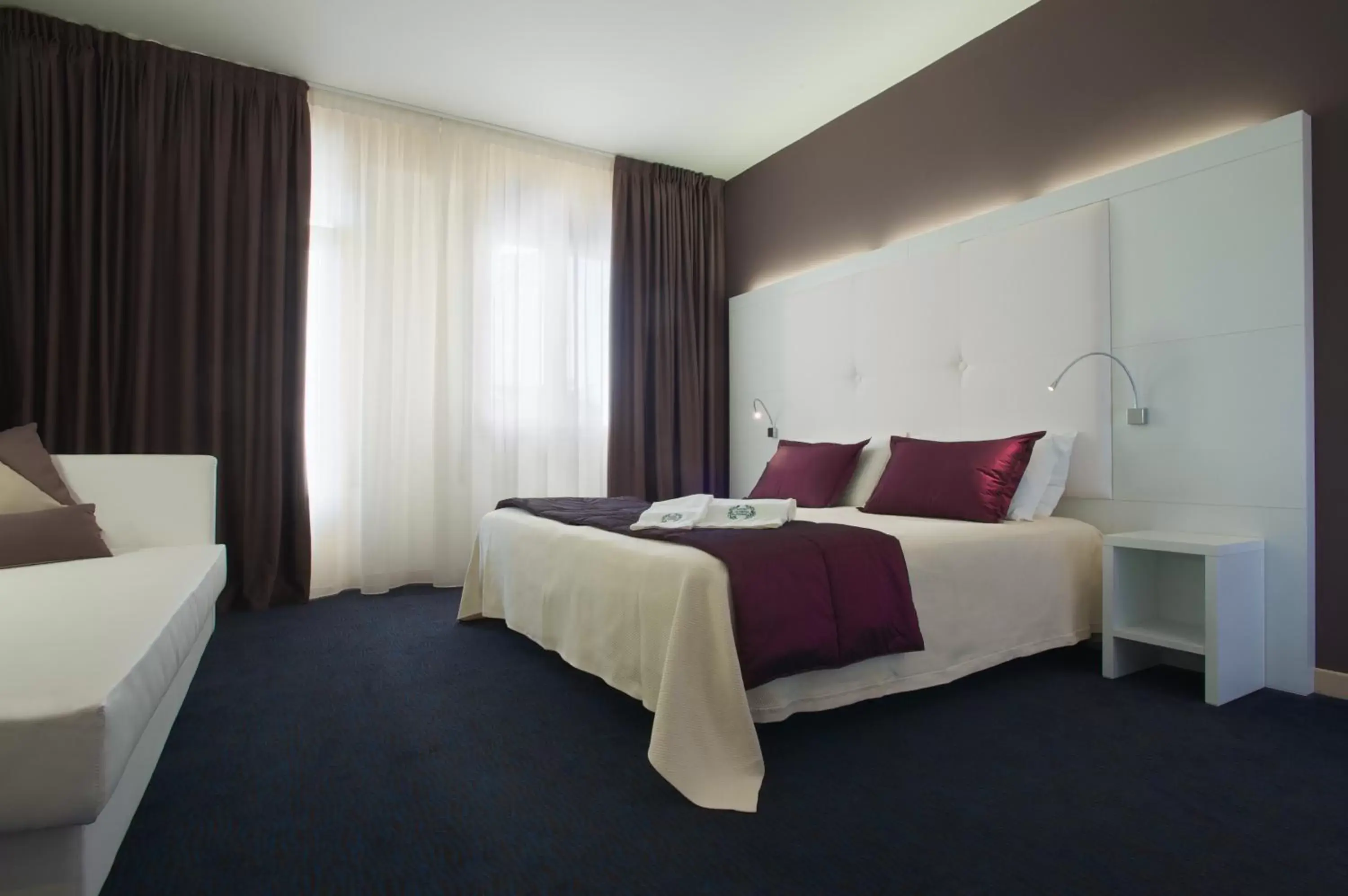 Bedroom, Bed in Hotel Terme Olympia