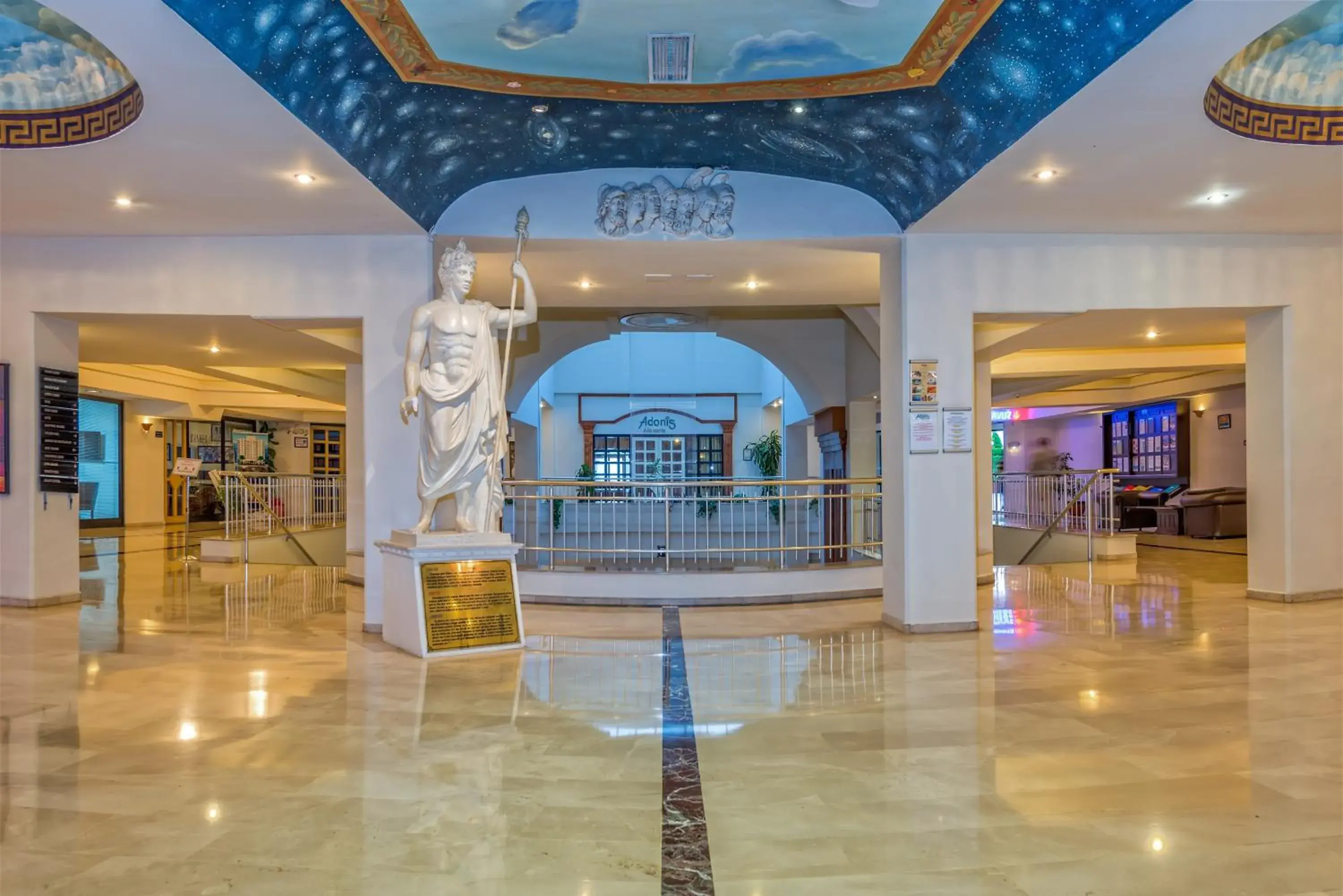 Lobby or reception in Adonis Hotel