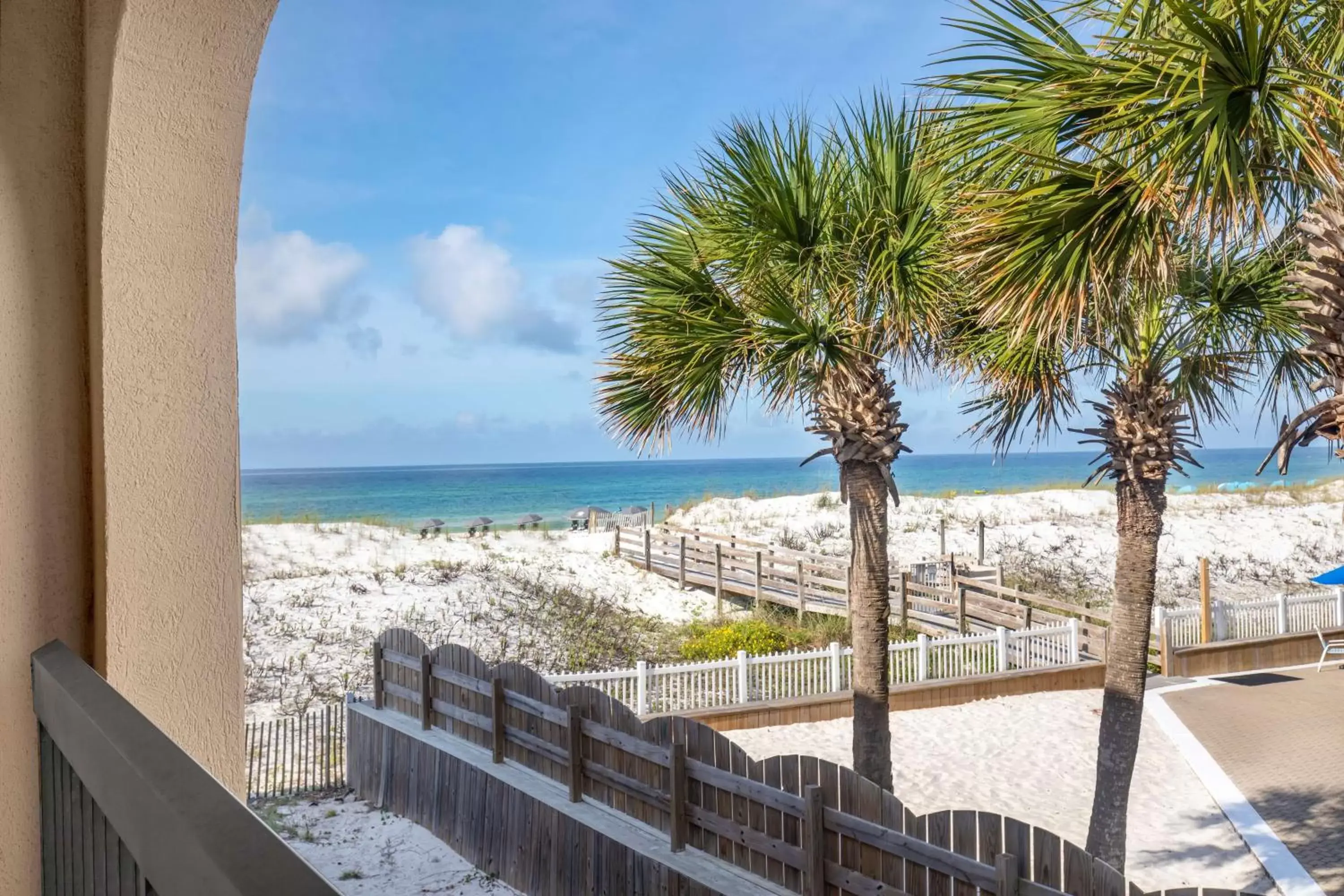 View (from property/room), Beach in Hampton Inn Fort Walton Beach