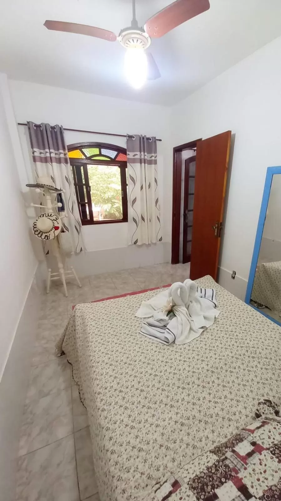 Bed in Pousada Recanto Das Emerências