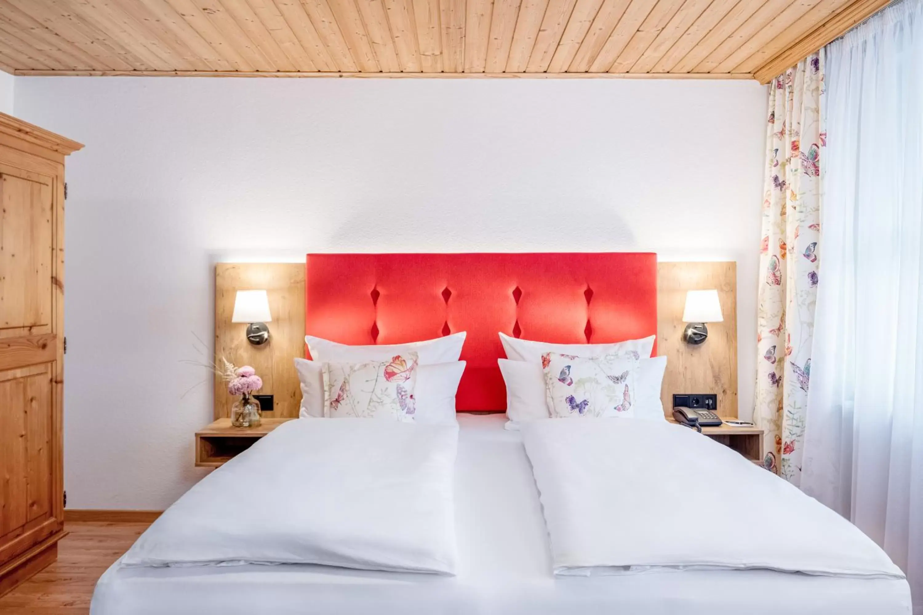Bed in Hotel Obermaier