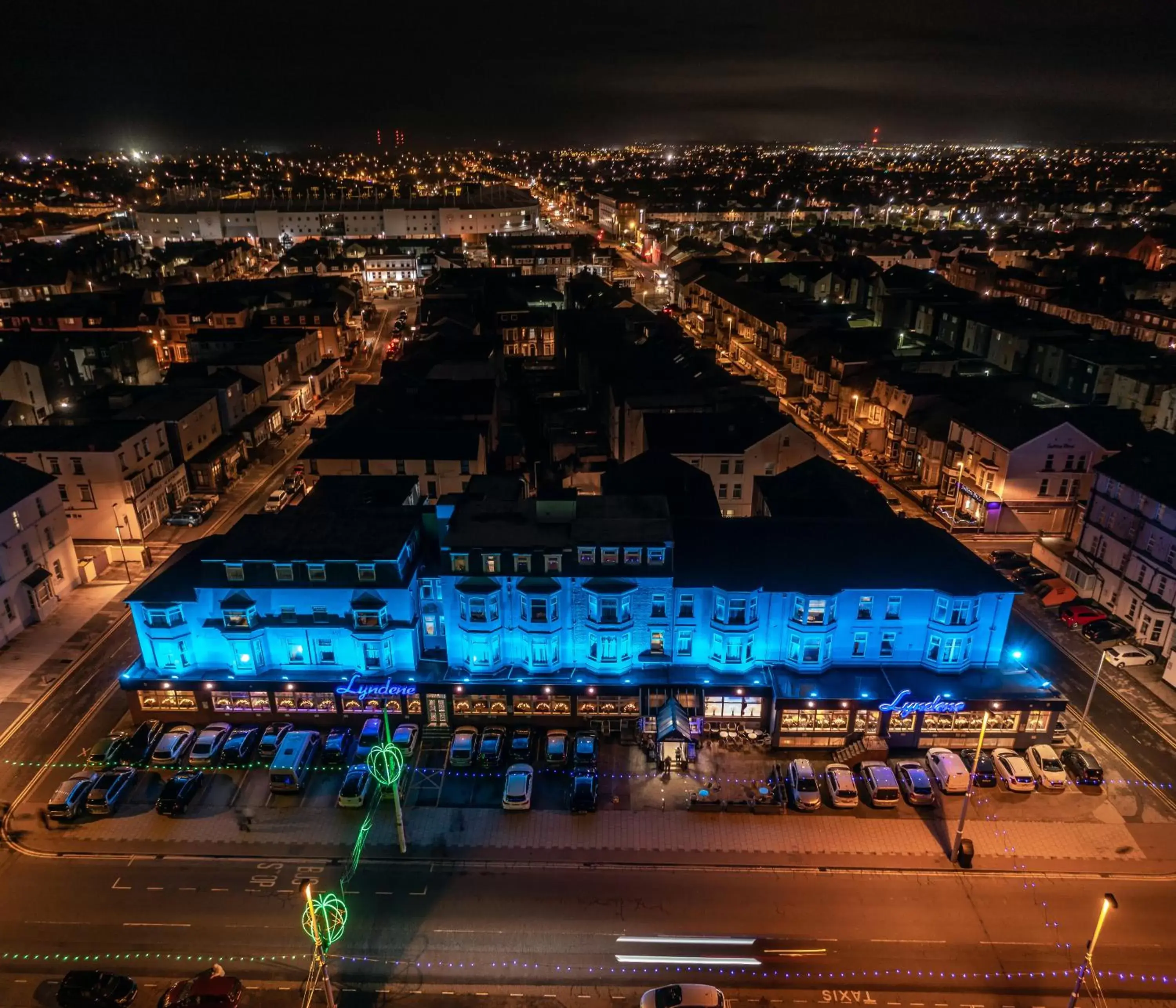 Property building, Bird's-eye View in Lyndene Hotel