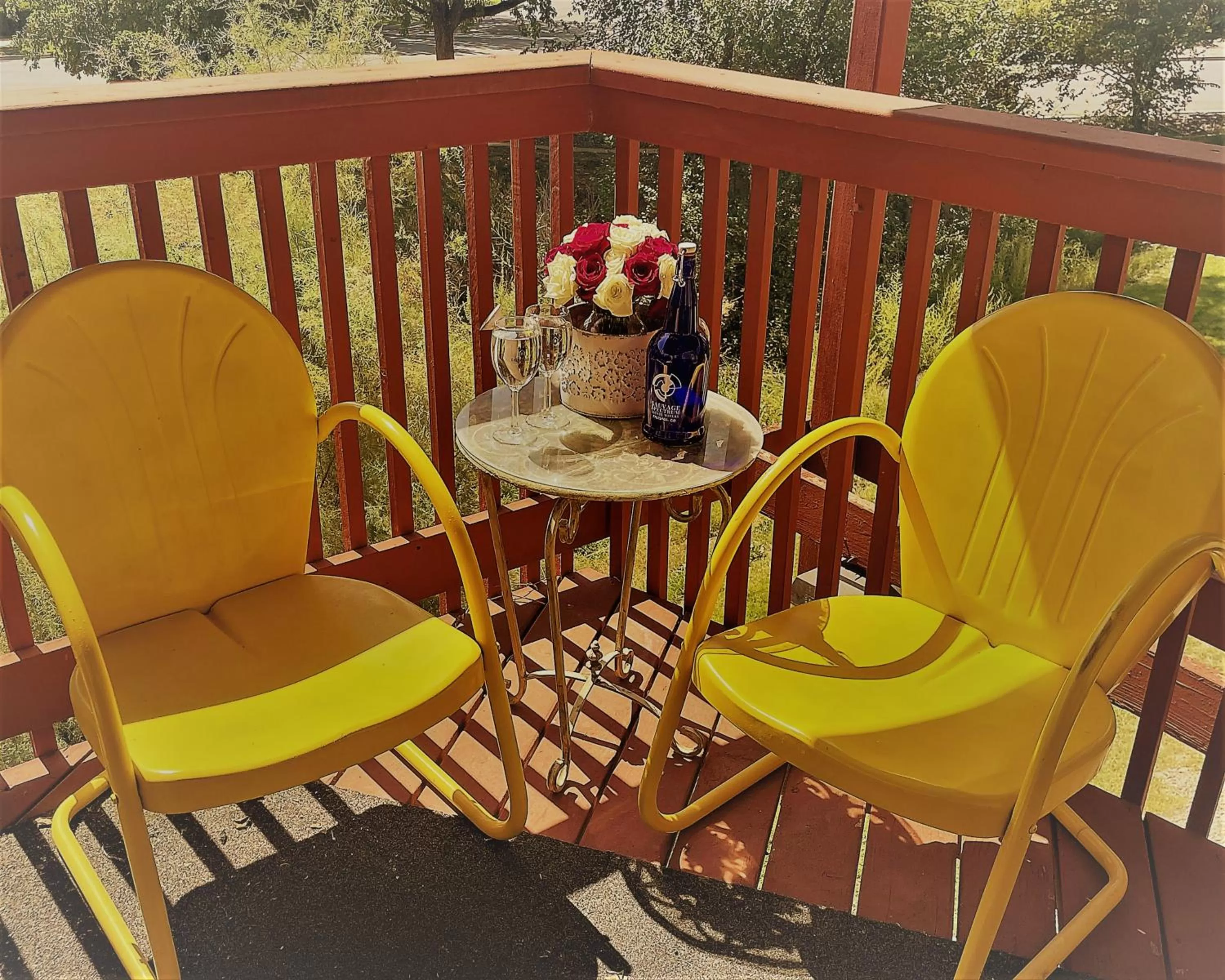 Patio in Castle Creek Manor