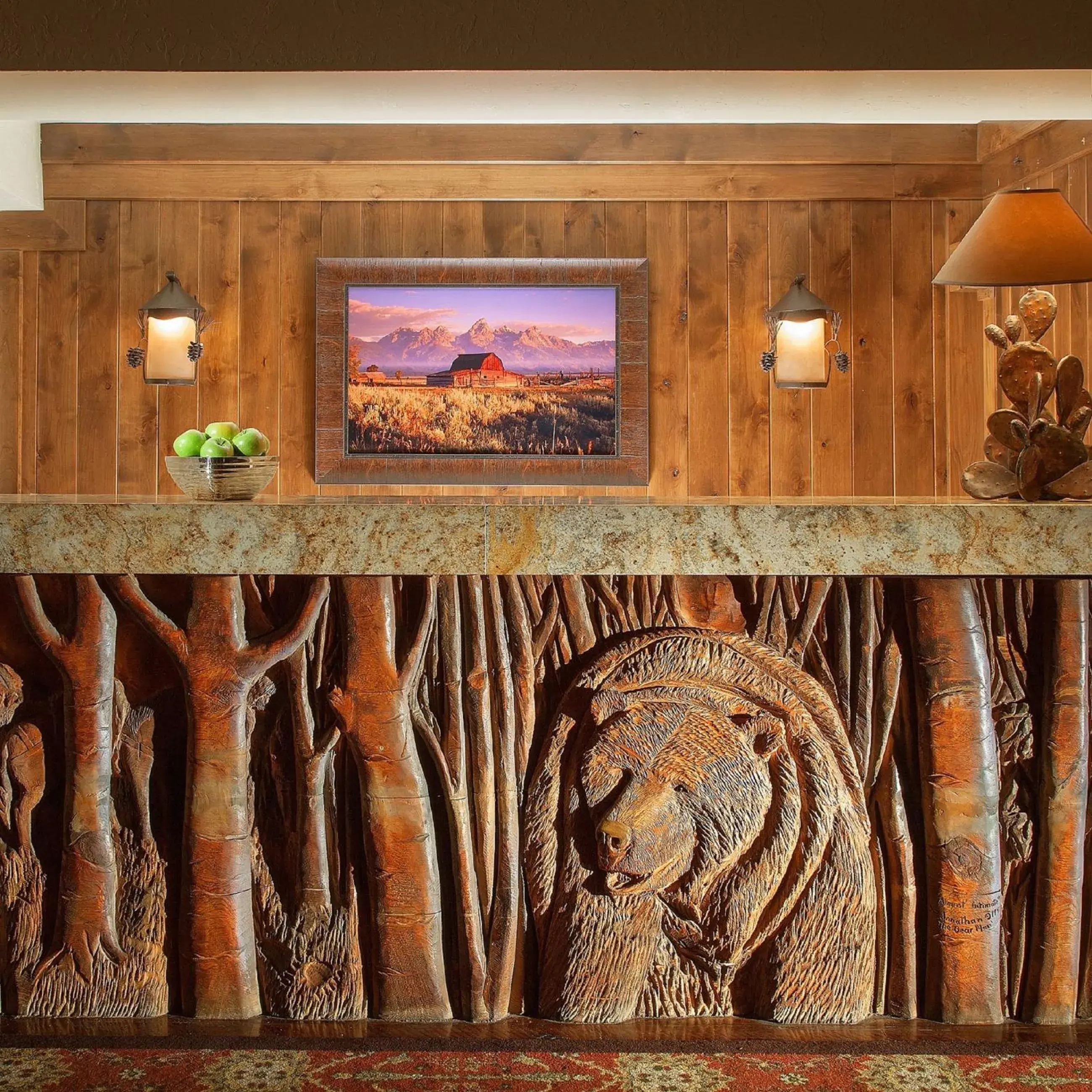 Lobby or reception in Snake River Lodge And Spa