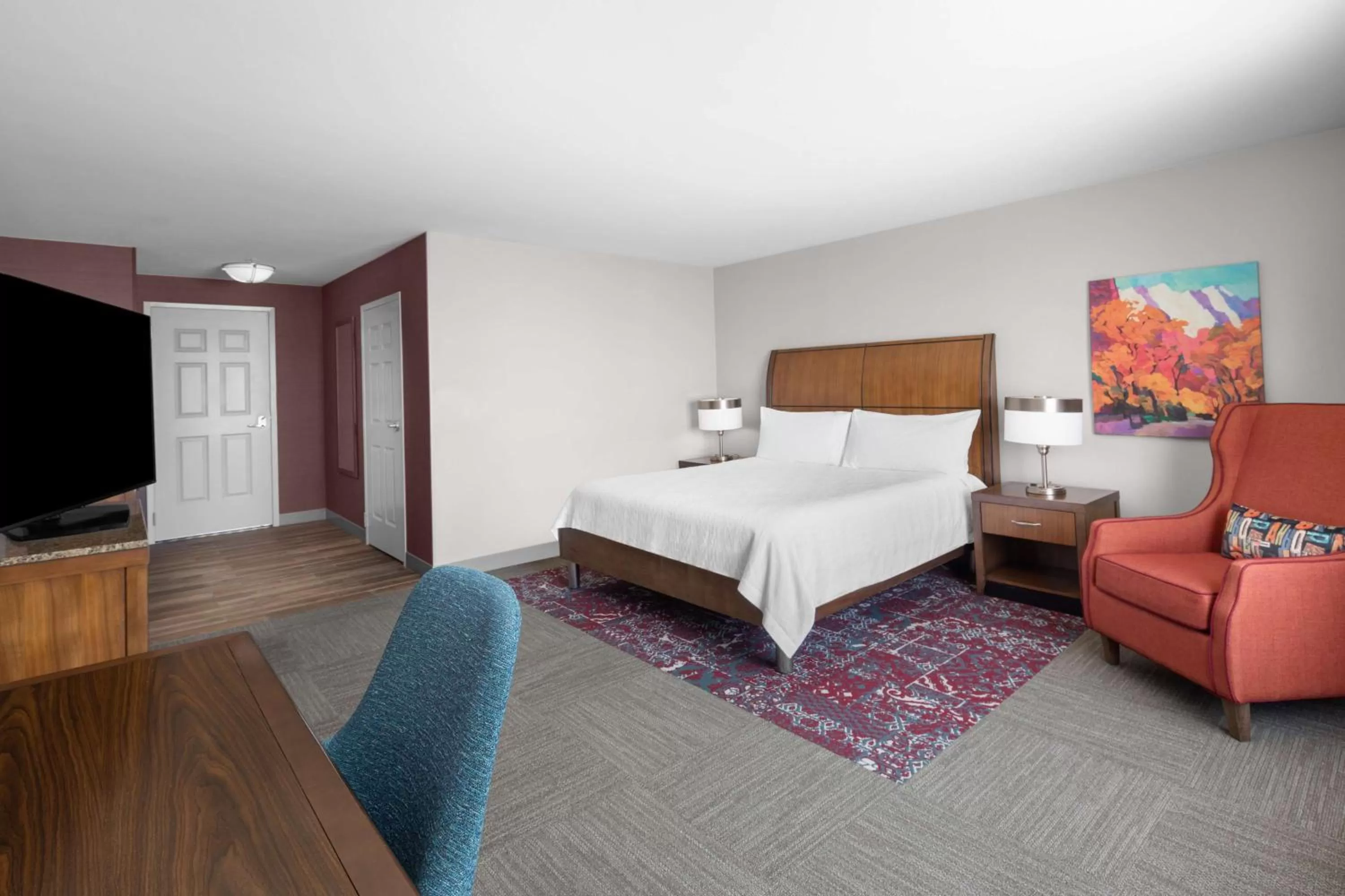 Bedroom, Bed in Hilton Garden Inn - Salt Lake City Airport