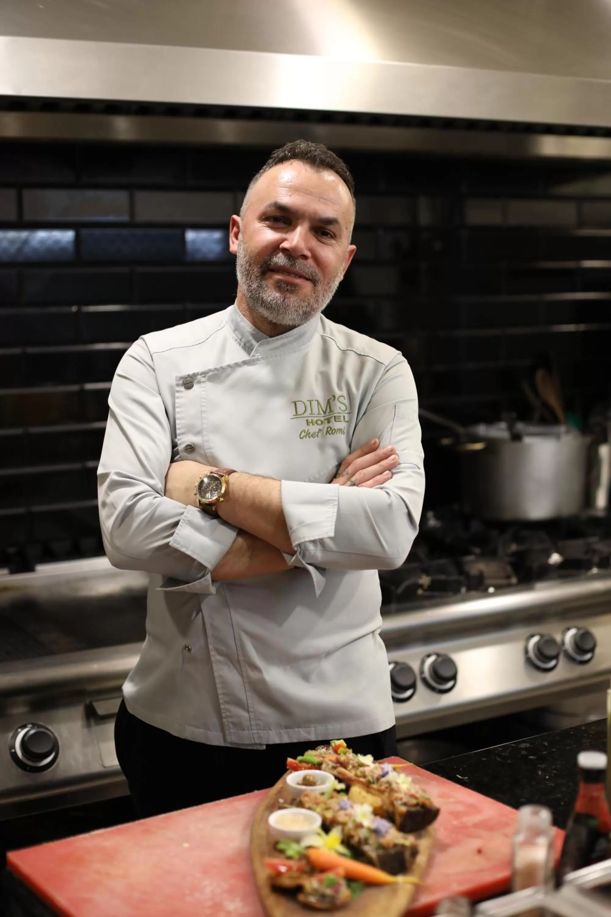 kitchen in Dim's Hotel & Restaurant