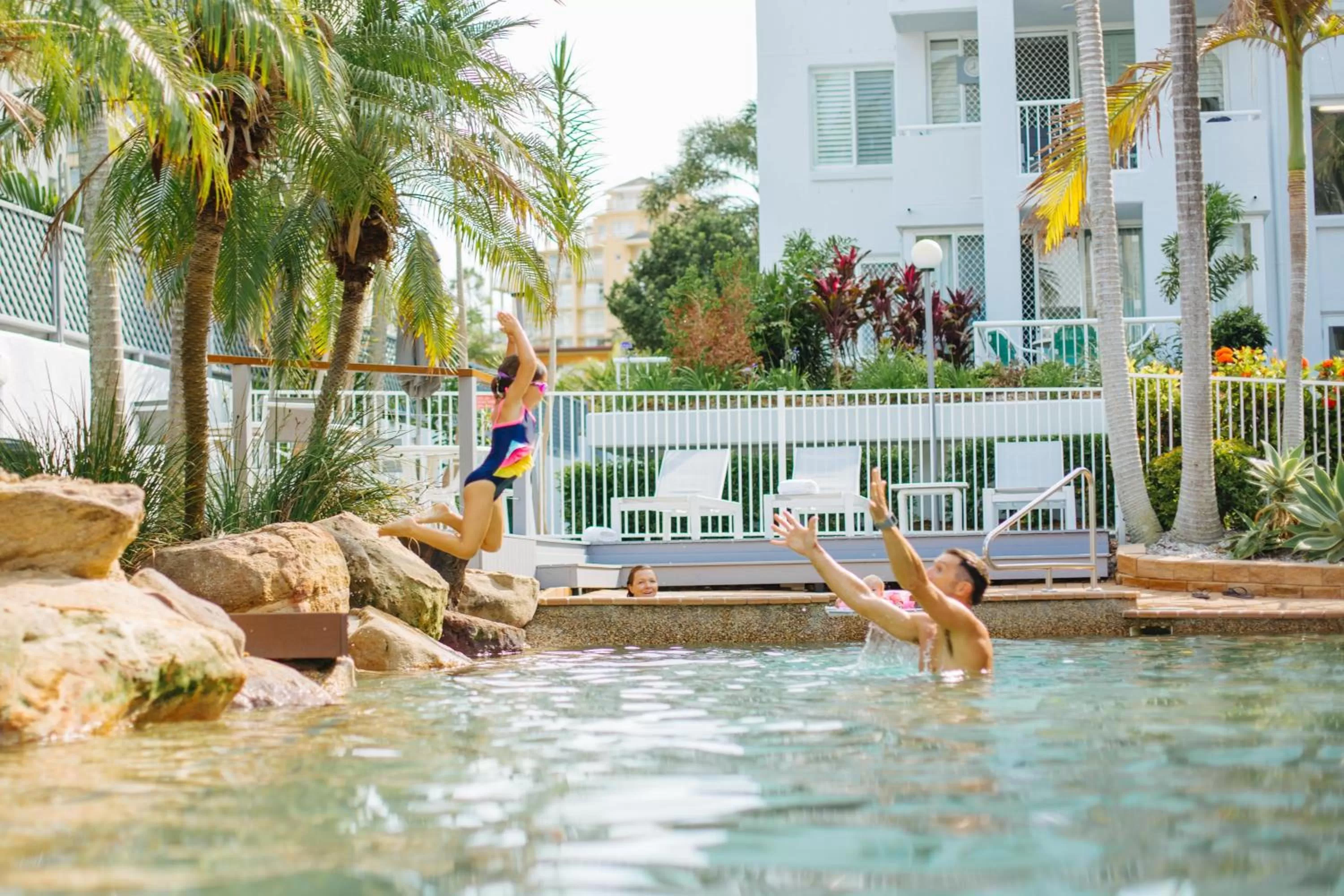 People in The Bay Apartments Coolangatta