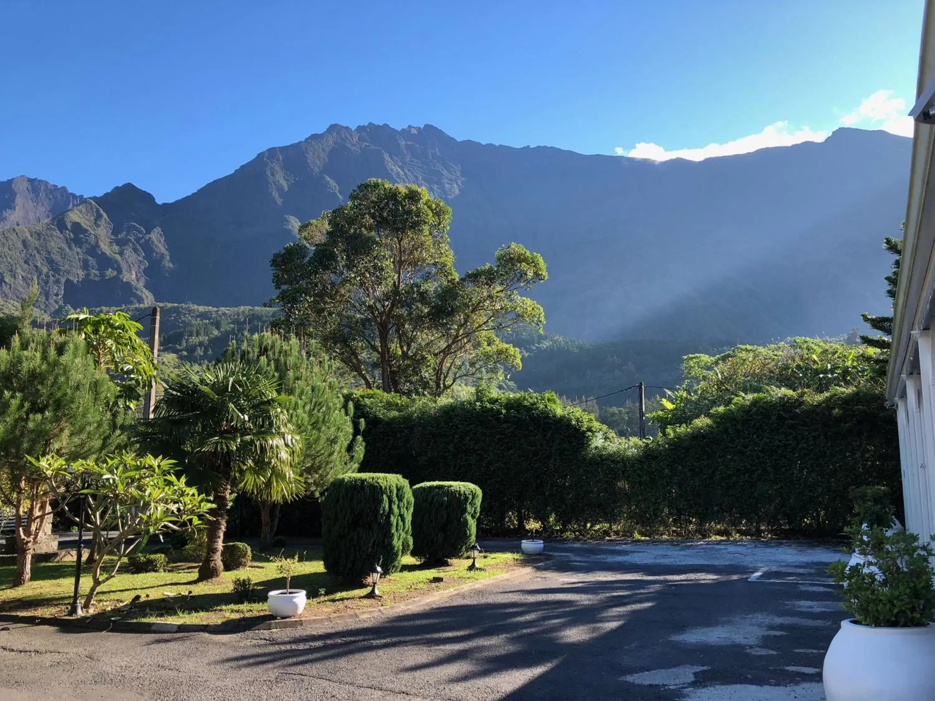 Mountain view in Hotel Le Cilaos