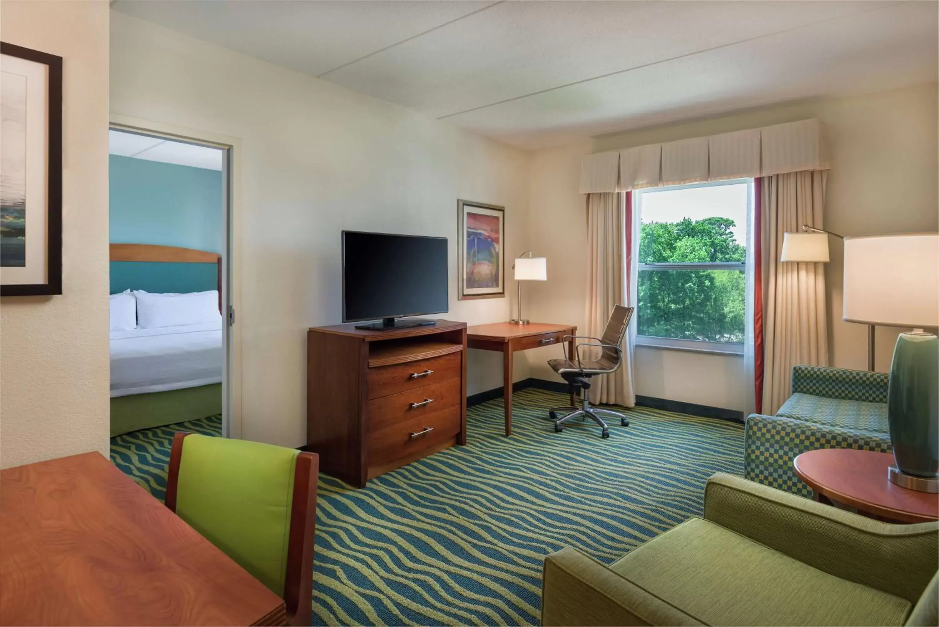 Bedroom, Seating Area in Homewood Suites by Hilton Virginia Beach