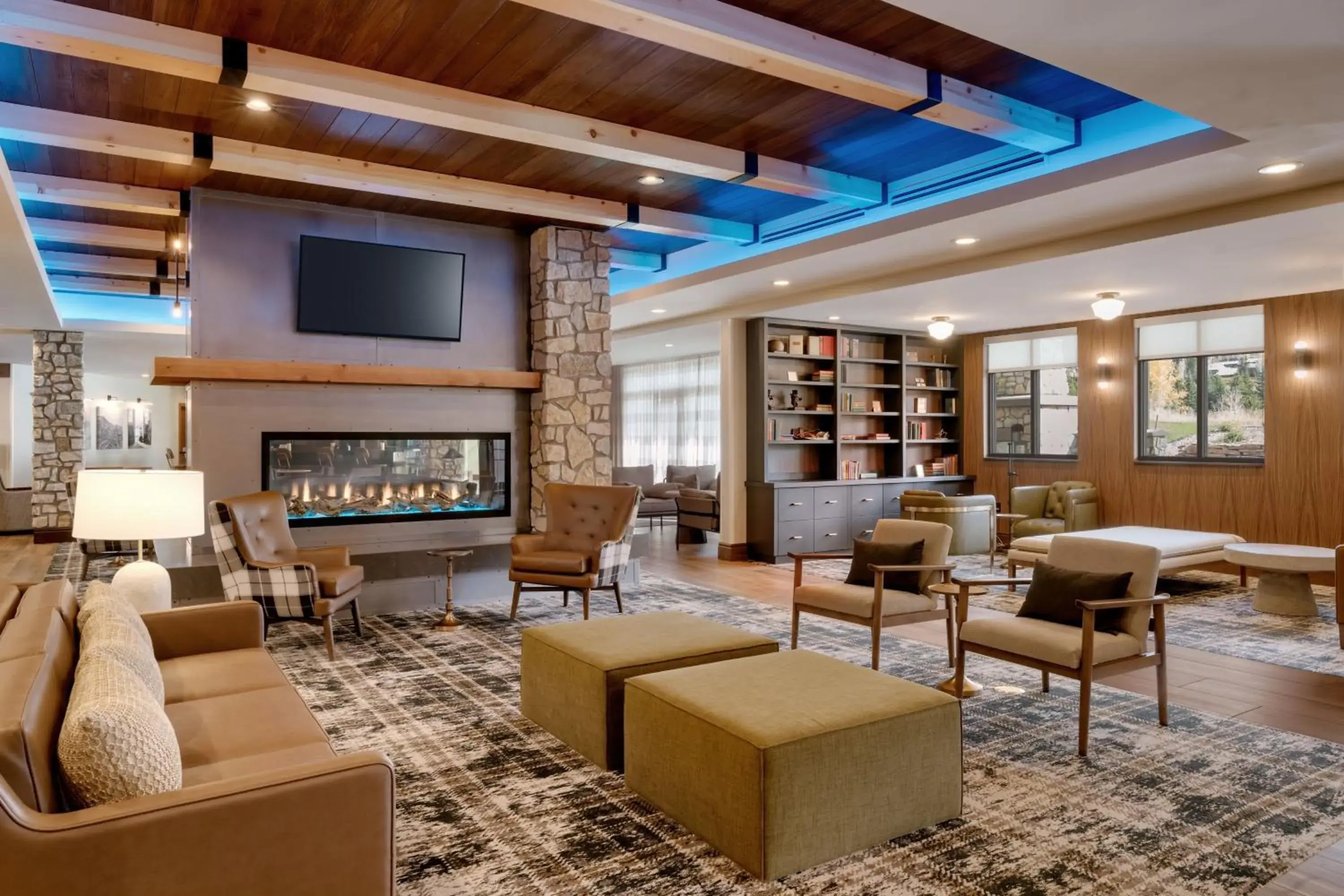 Lobby or reception, Lounge/Bar in Residence Inn by Marriott Vail