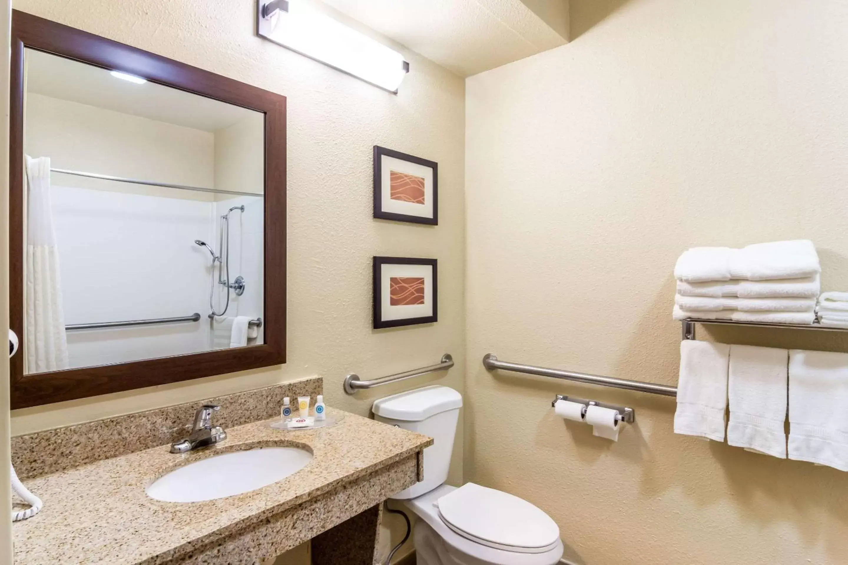 Bathroom in Comfort Suites