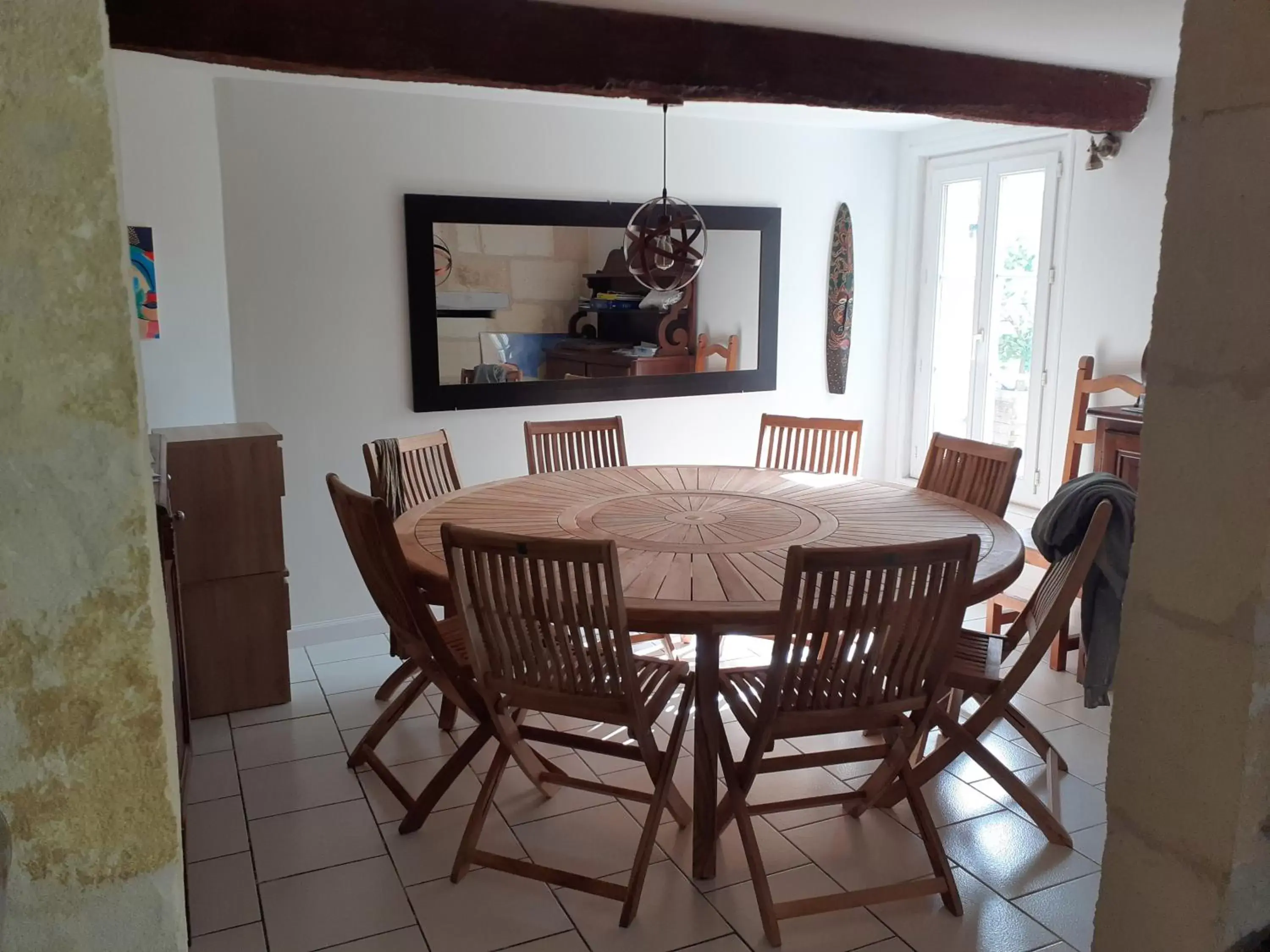 Dining area in Chez Jeanfi